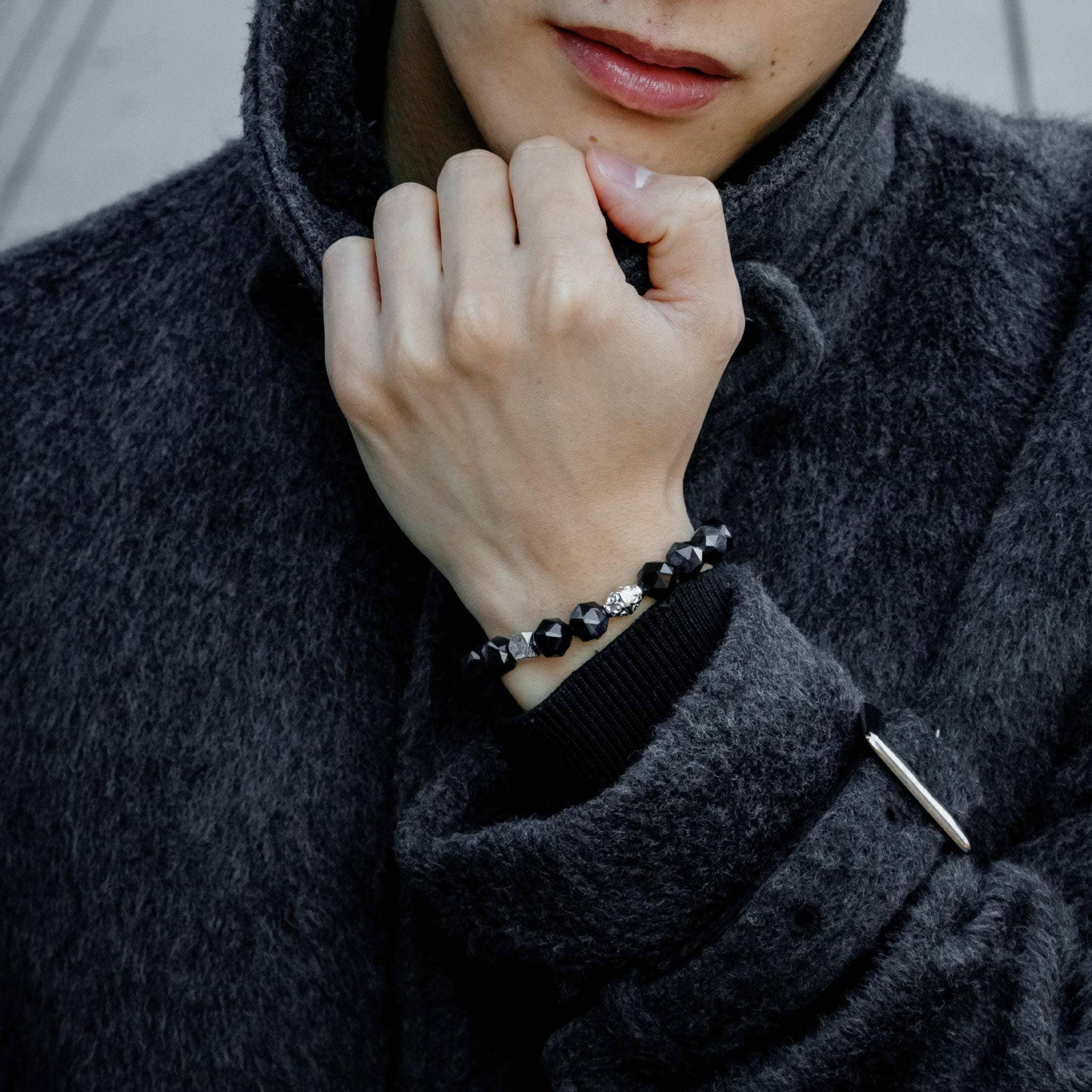 隕石 ホークアイ 星 ブレスレット - 天然石&隕石ジュエリーショップ - AWNL Japan