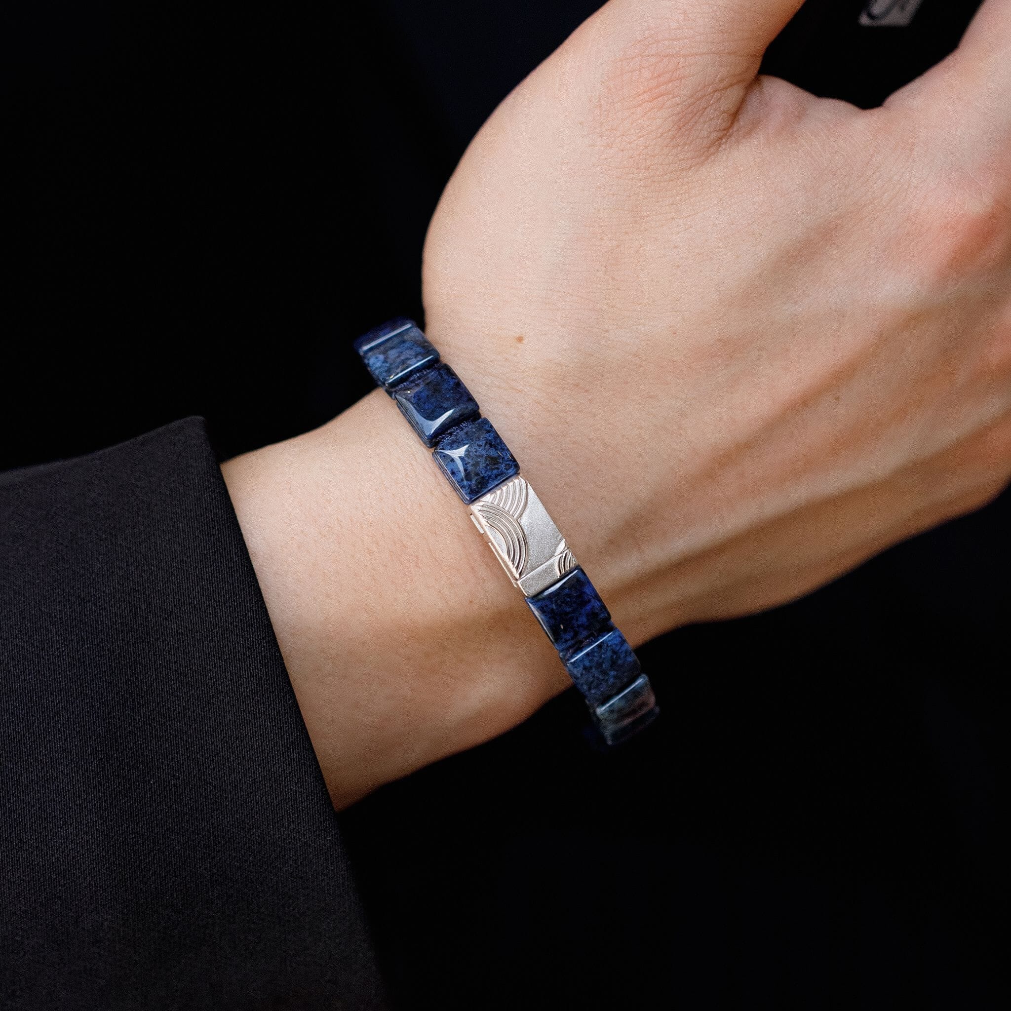 Karesansui Mag-lock Bracelet Dumortierite ブレスレット AWNL