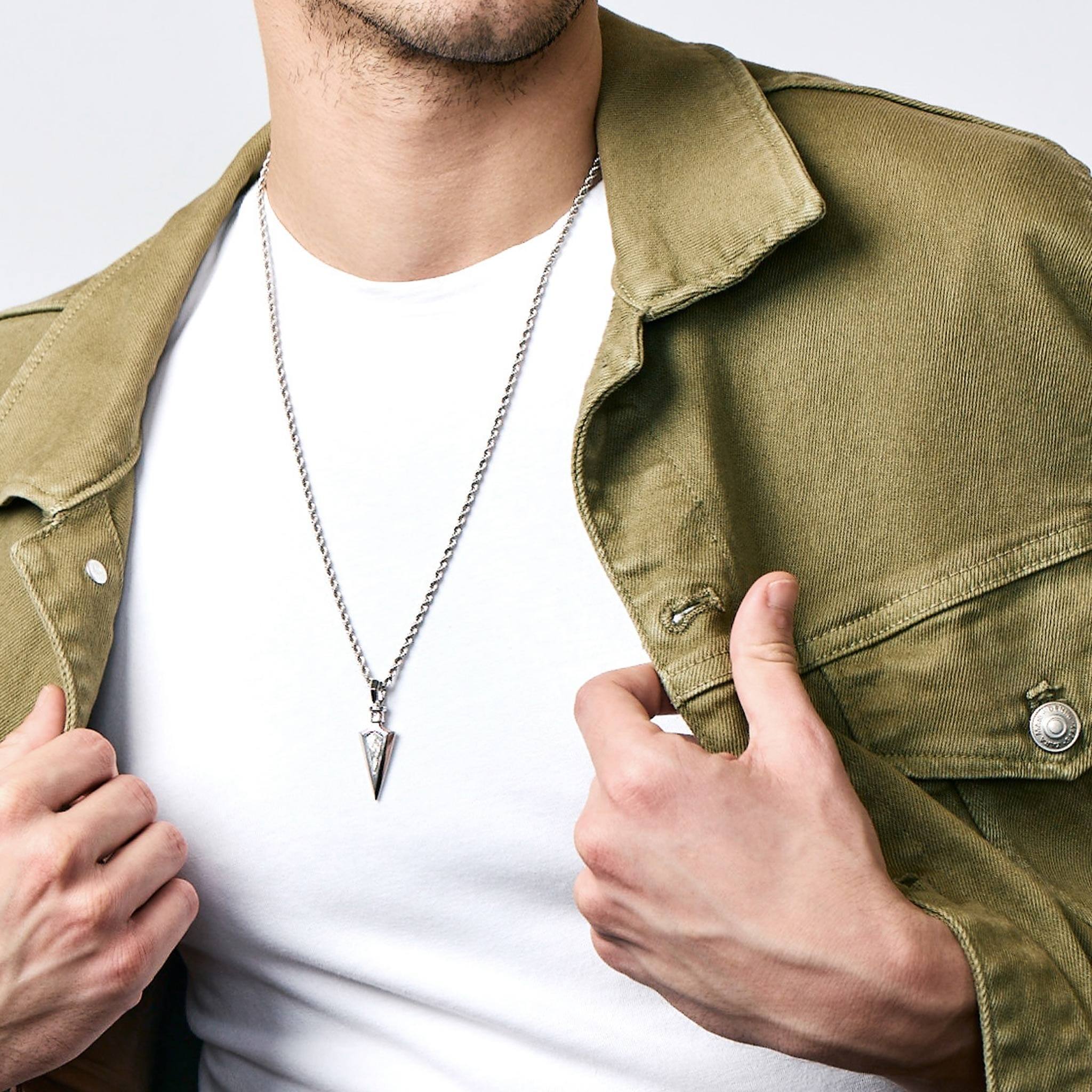 隕石 矢じり ネックレス - 天然石&隕石ジュエリーショップ - AWNL Japan