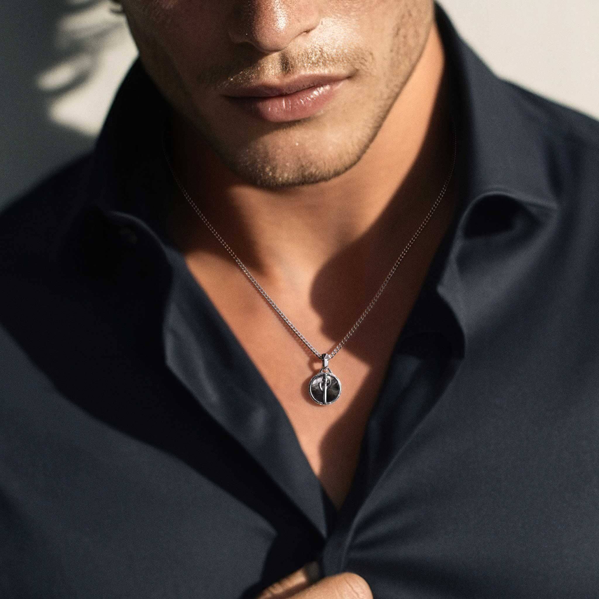 黒蝶貝 勇士の剣 ネックレス ネックレス AWNL