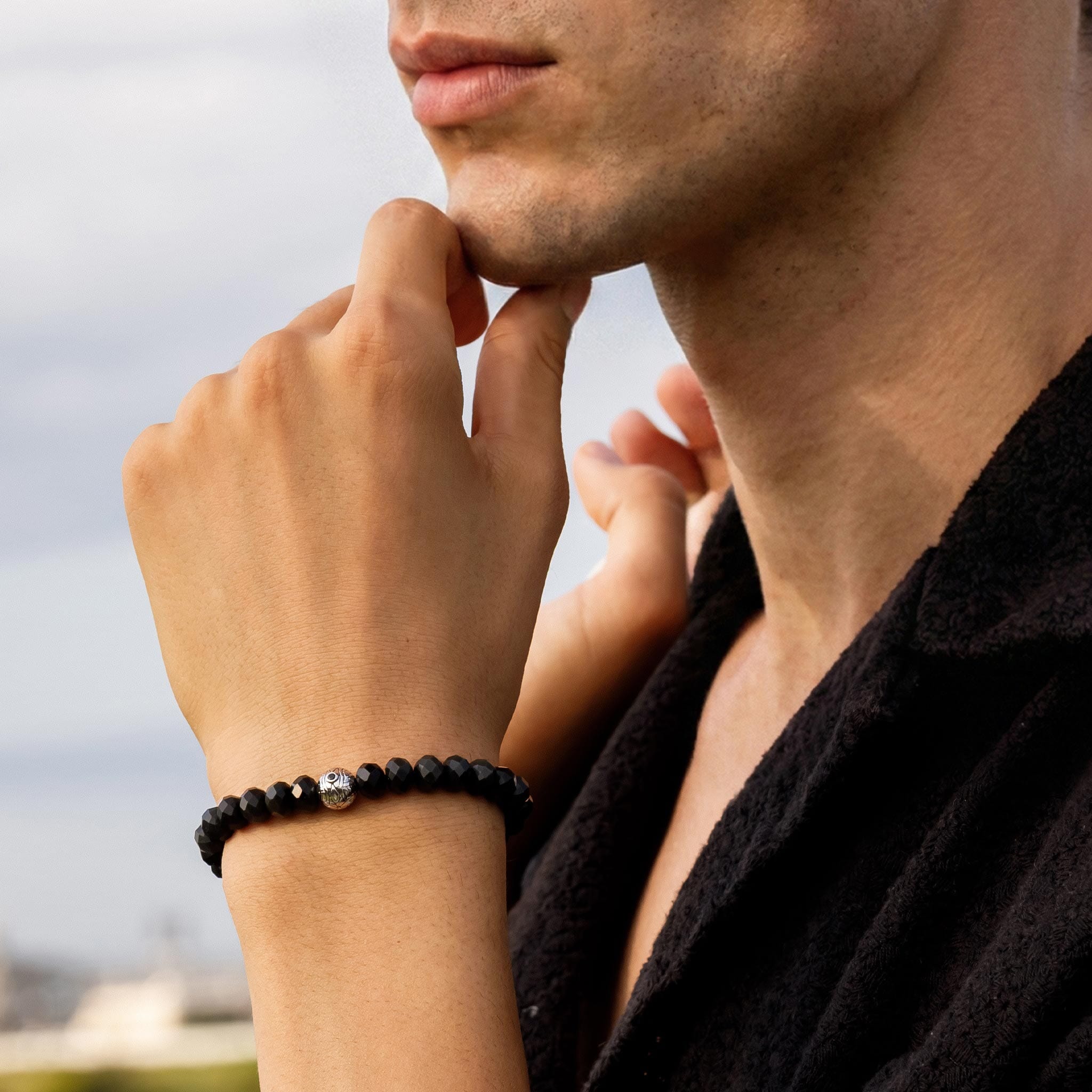 Nazar Bracelet Black Obsidian ブレスレット AWNL