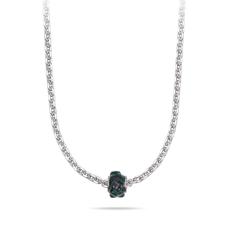 ブラッドストーン ルーン 初光 ネックレス