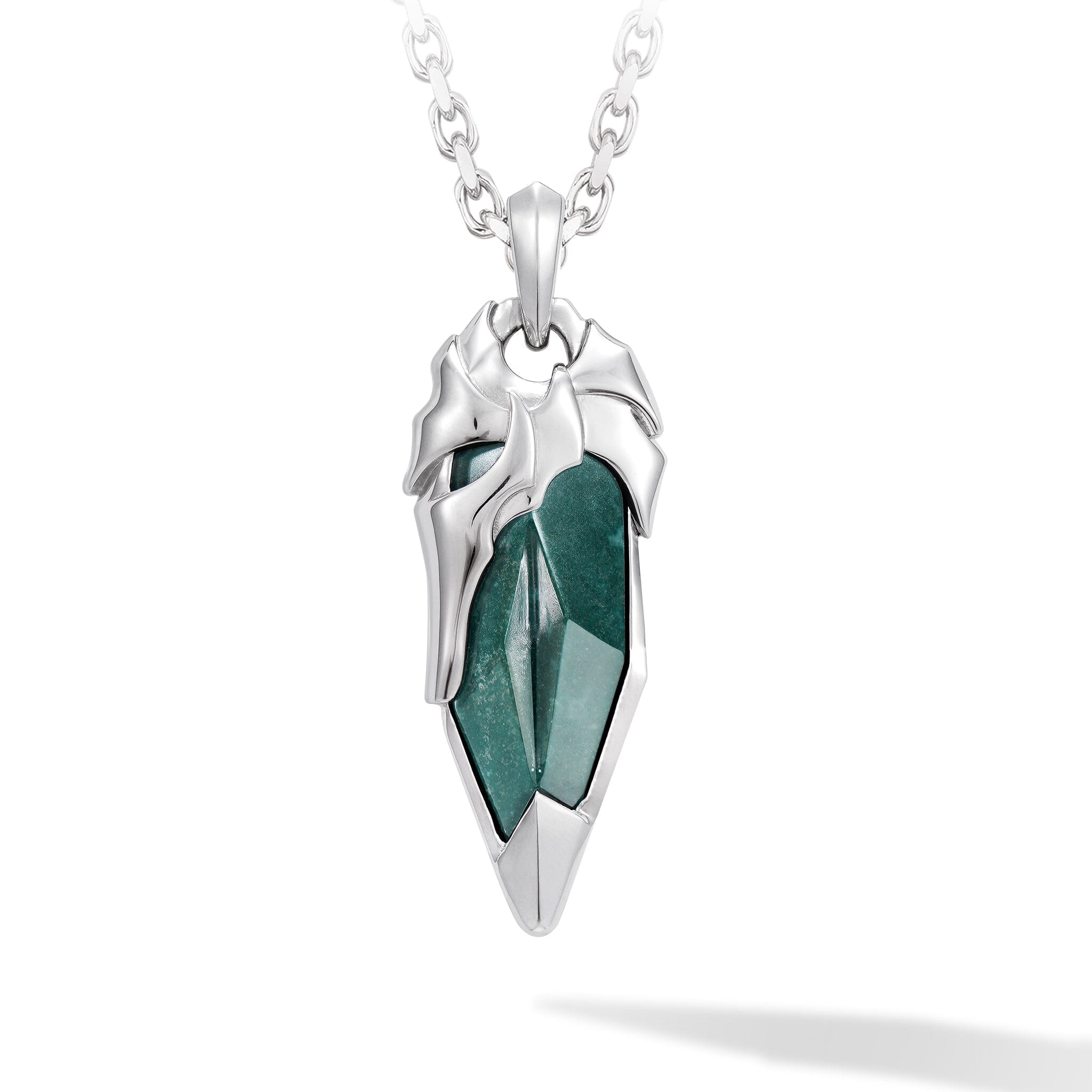 ブラッドストーン ヘルメット ネックレス ネックレス AWNL Silver Set 55cm