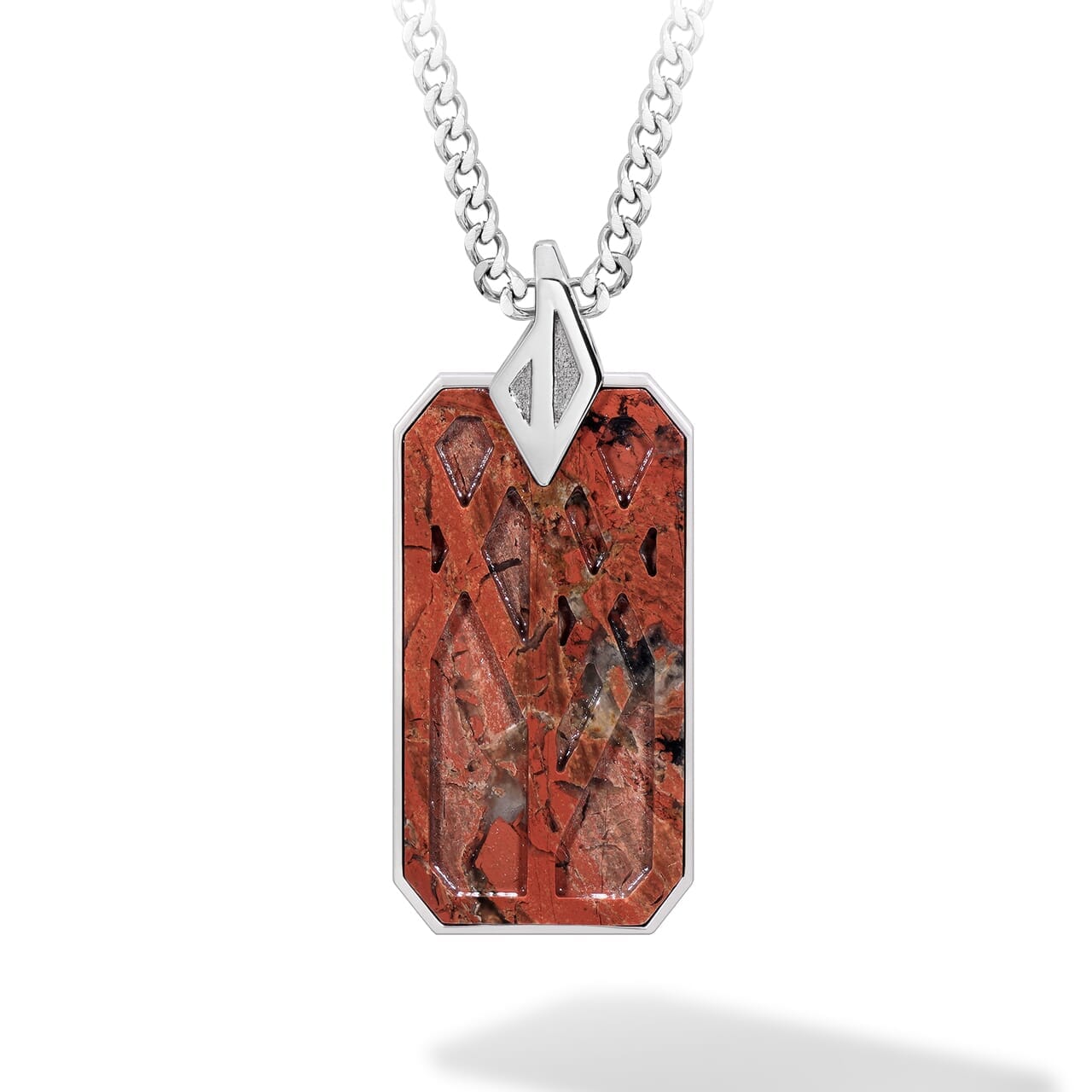 Bind Rune Necklace Brecciated Jasper ネックレス AWNL Stainless Set 55cm