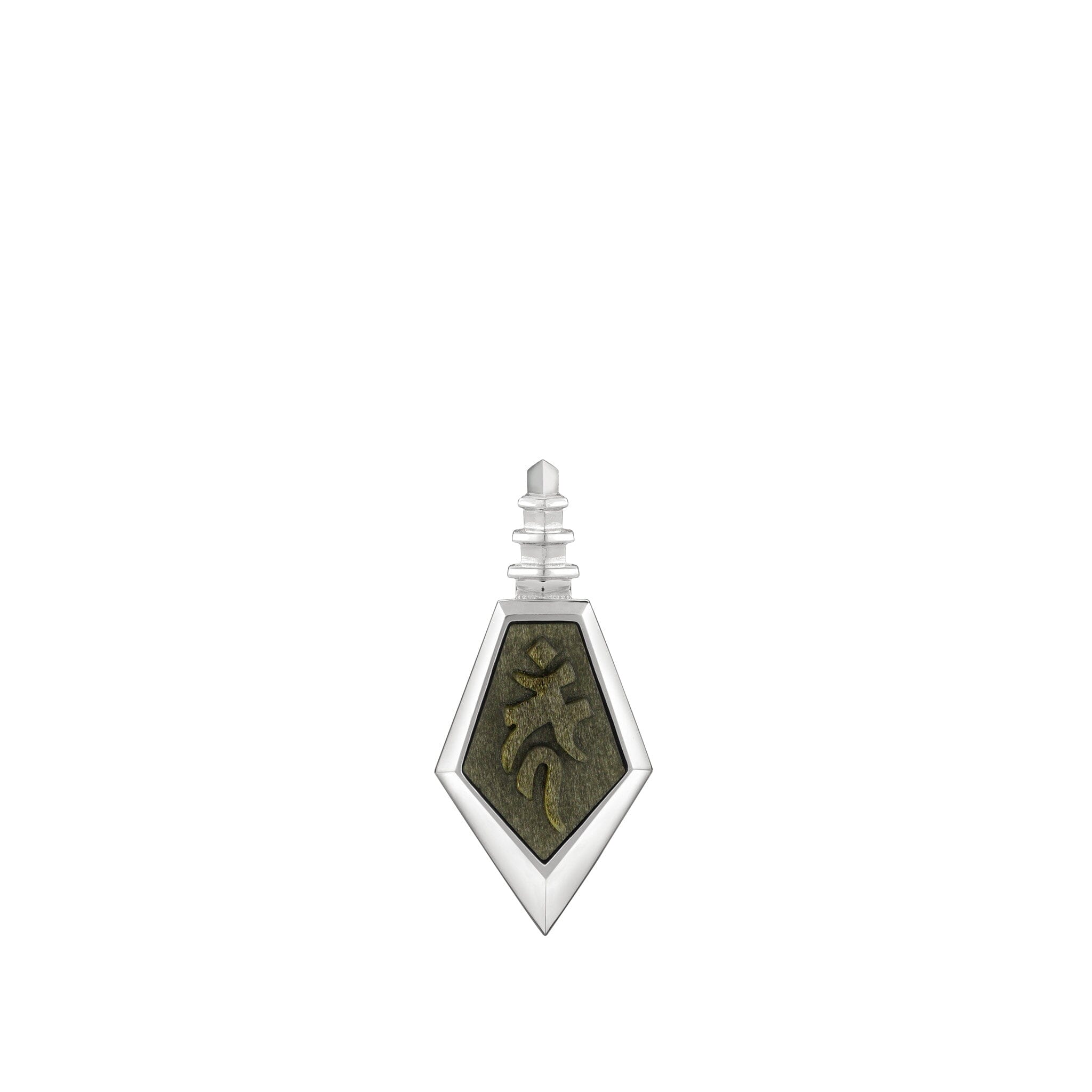 ゴールデン オブシディアン 不動明王 ネックレス ネックレス AWNL Pendant