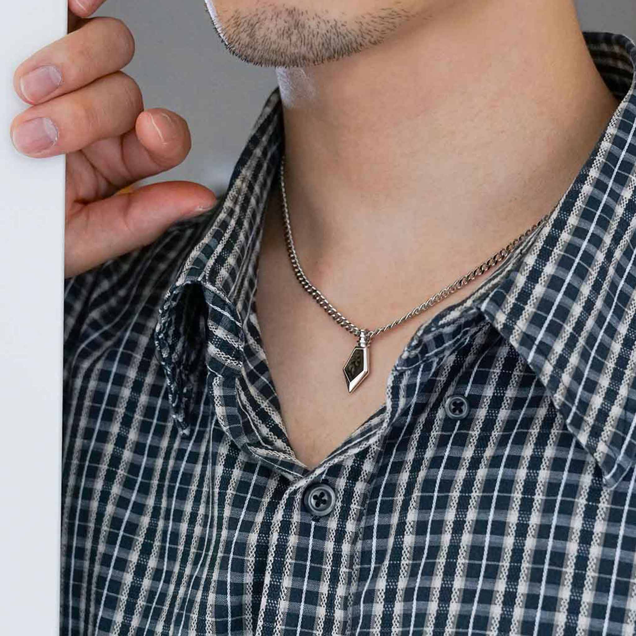 ゴールデン オブシディアン 不動明王 ネックレス ネックレス AWNL