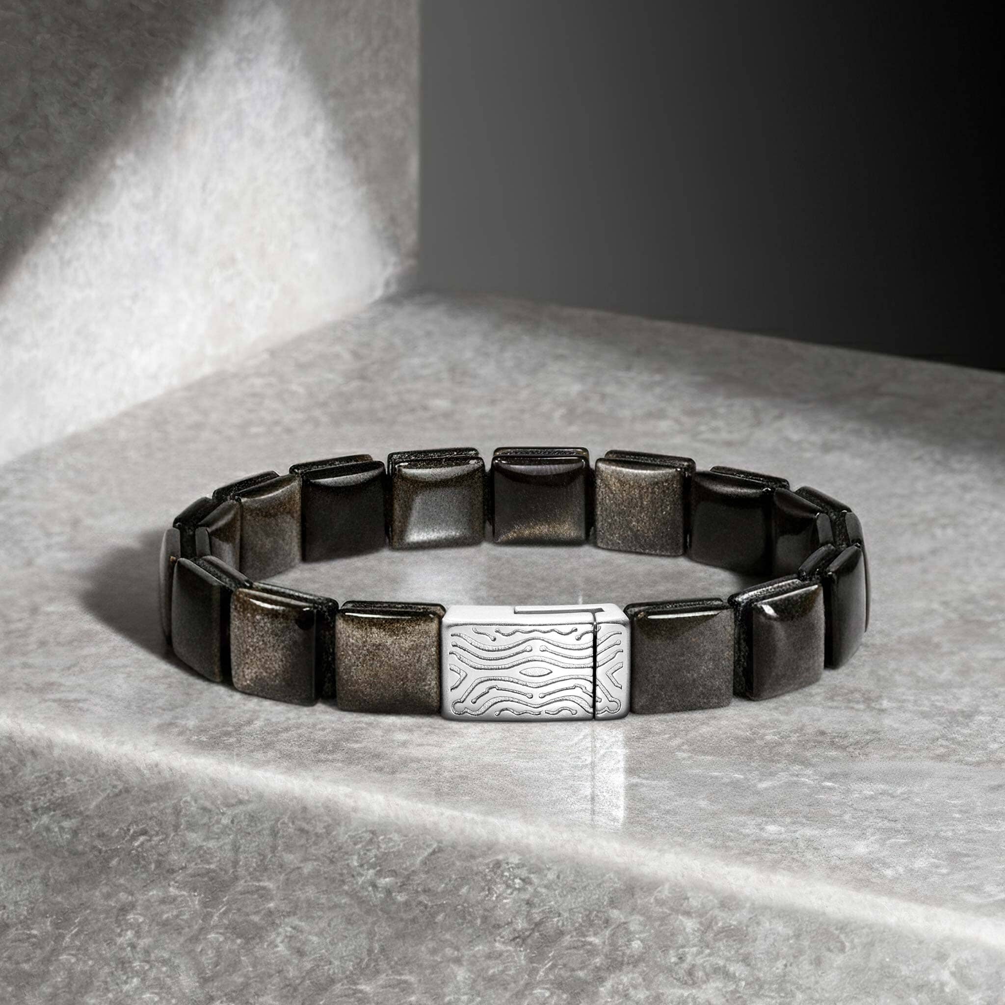 Genbu Mag-lock Bracelet Golden Obsidian AWNL