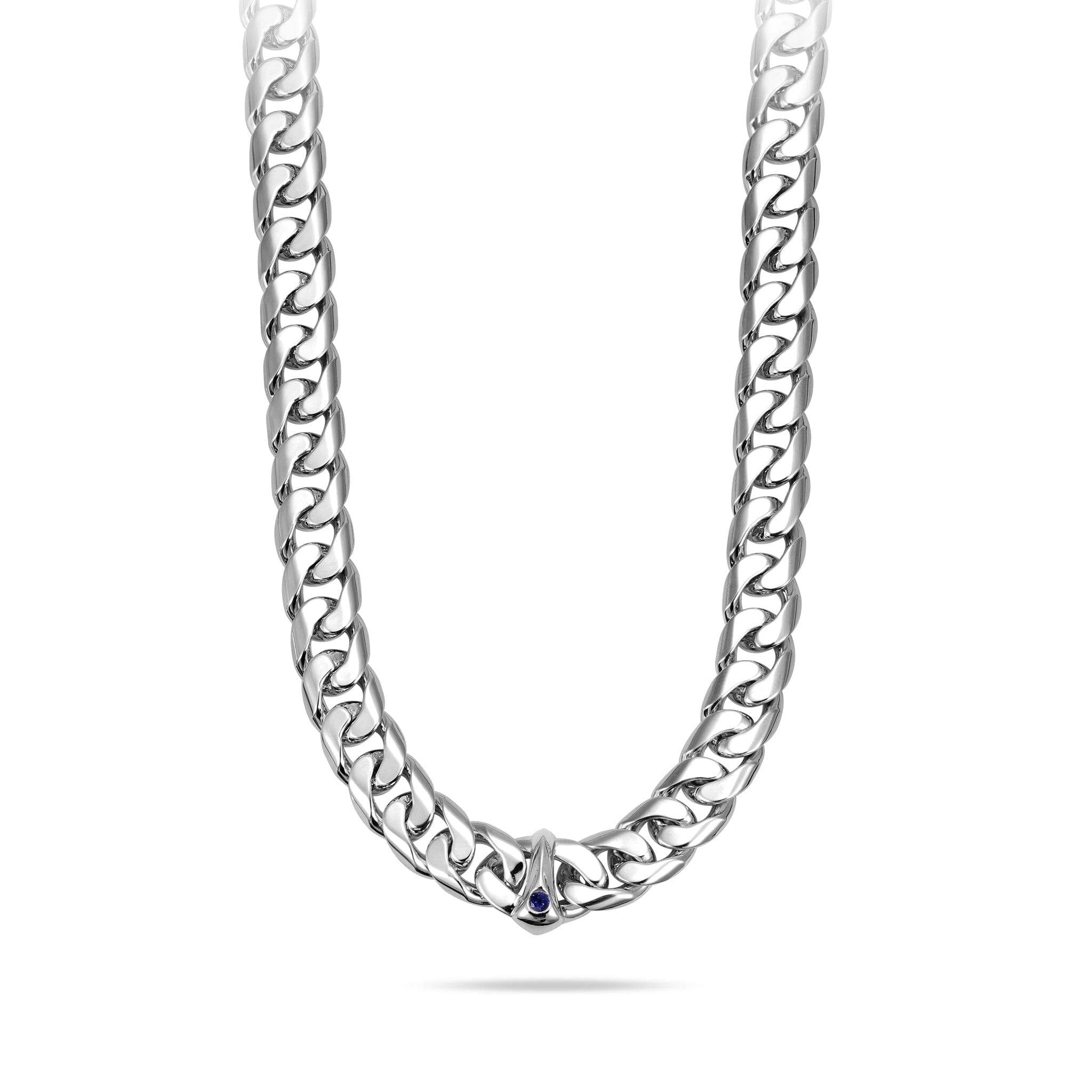 Hexagram Curb Chain Necklace Sapphire ネックレス AWNL 50cm