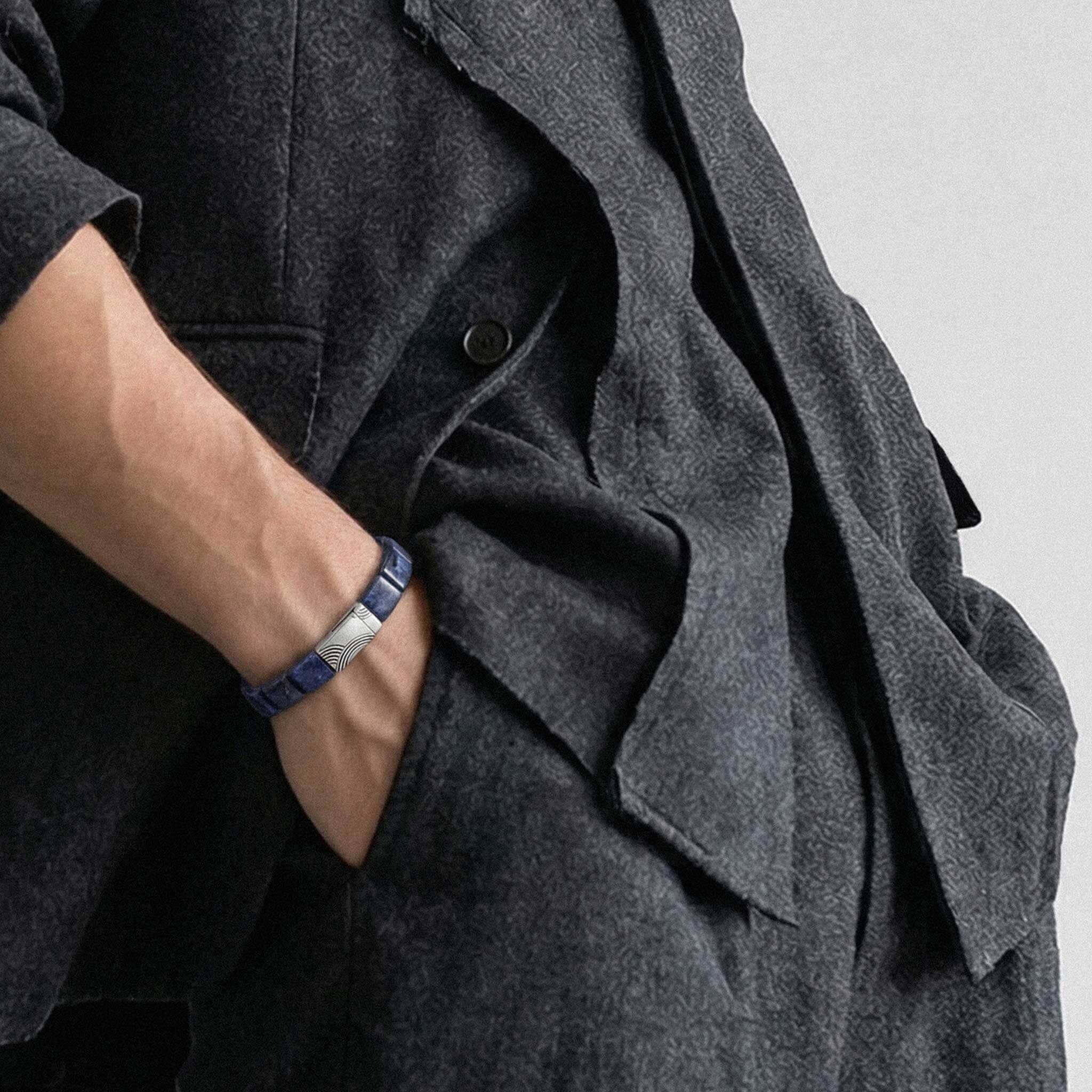 Zen Garden Mag-lock Bracelet Dumortierite ブレスレット AWNL