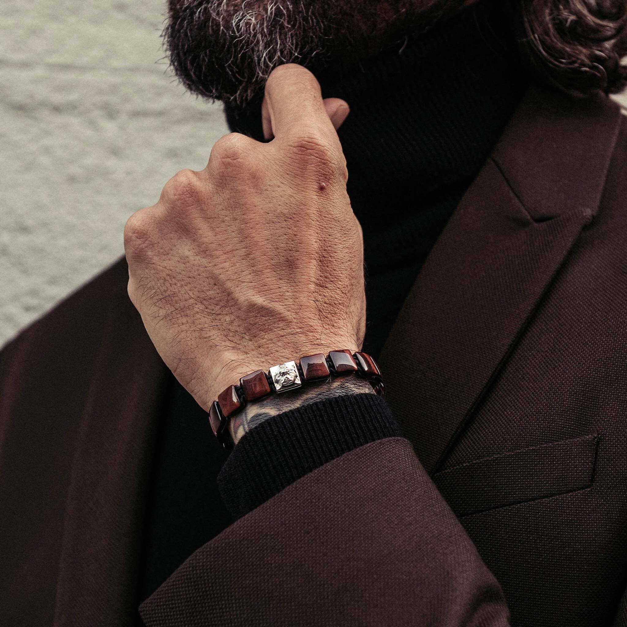 レッドタイガーアイ 虎 ブレスレット - 天然石&隕石ジュエリーショップ - AWNL Japan