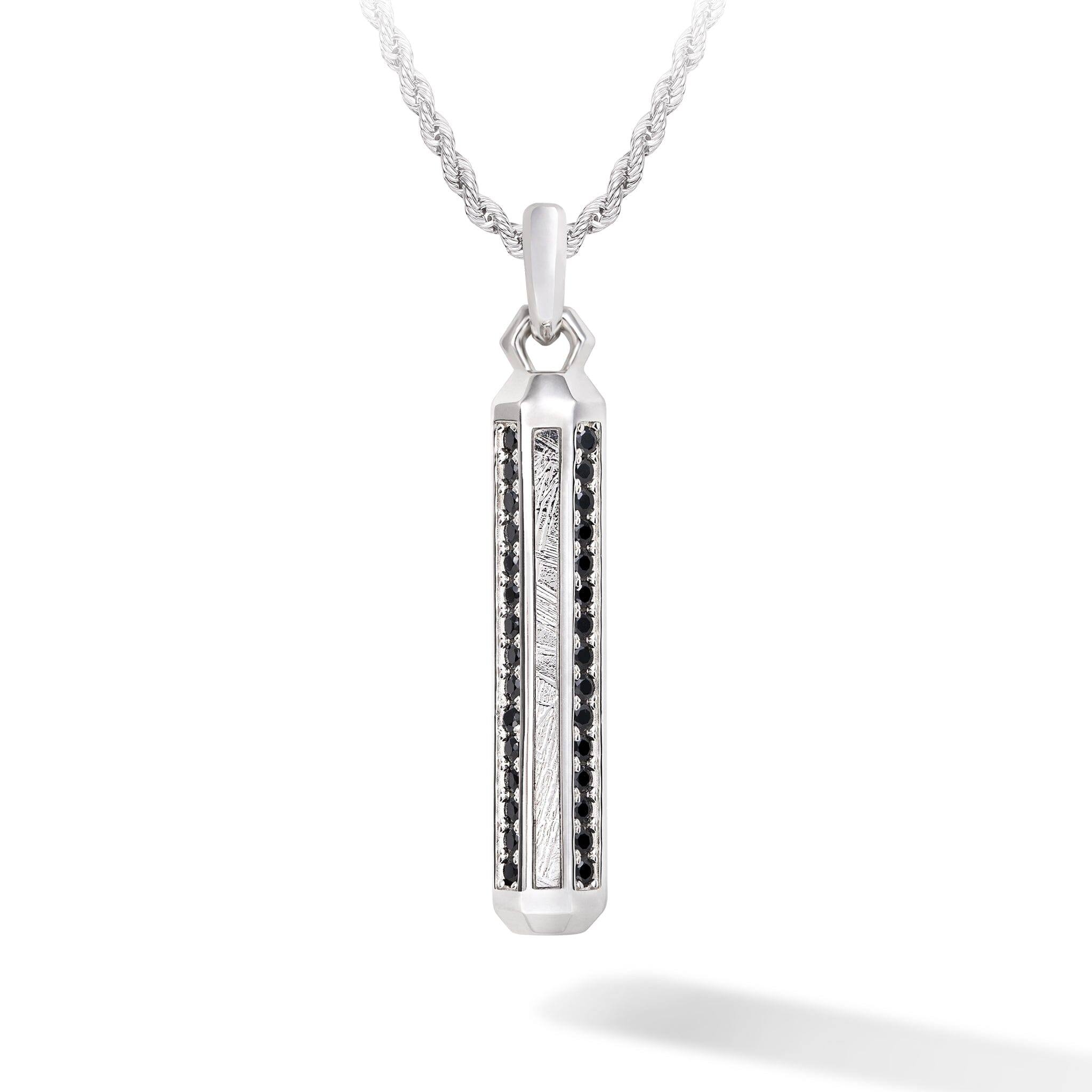 隕石 八角柱 ネックレス - 天然石&隕石ジュエリーショップ - AWNL Japan