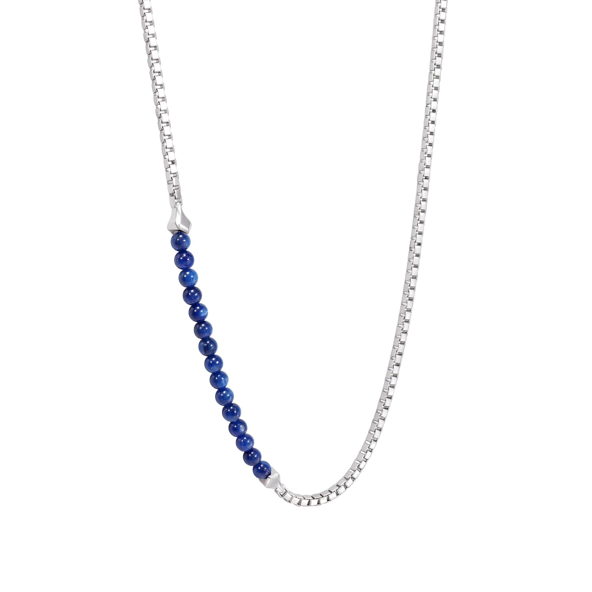 カイヤナイト ハーフ ベネチアンチェーン ネックレス - 天然石&隕石ジュエリーショップ - AWNL Japan