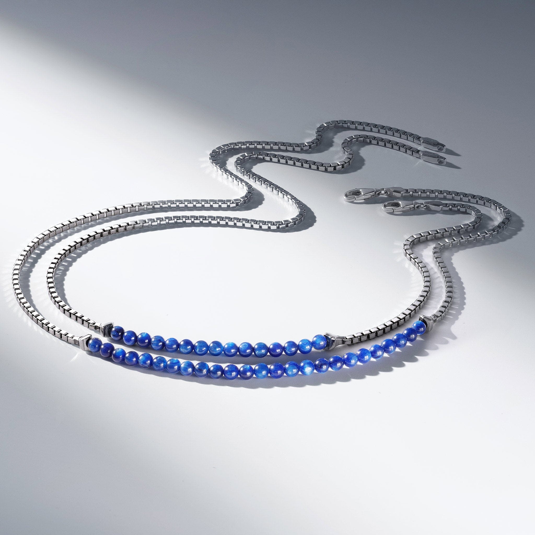 カイヤナイト ハーフ ベネチアンチェーン ネックレス ネックレス AWNL