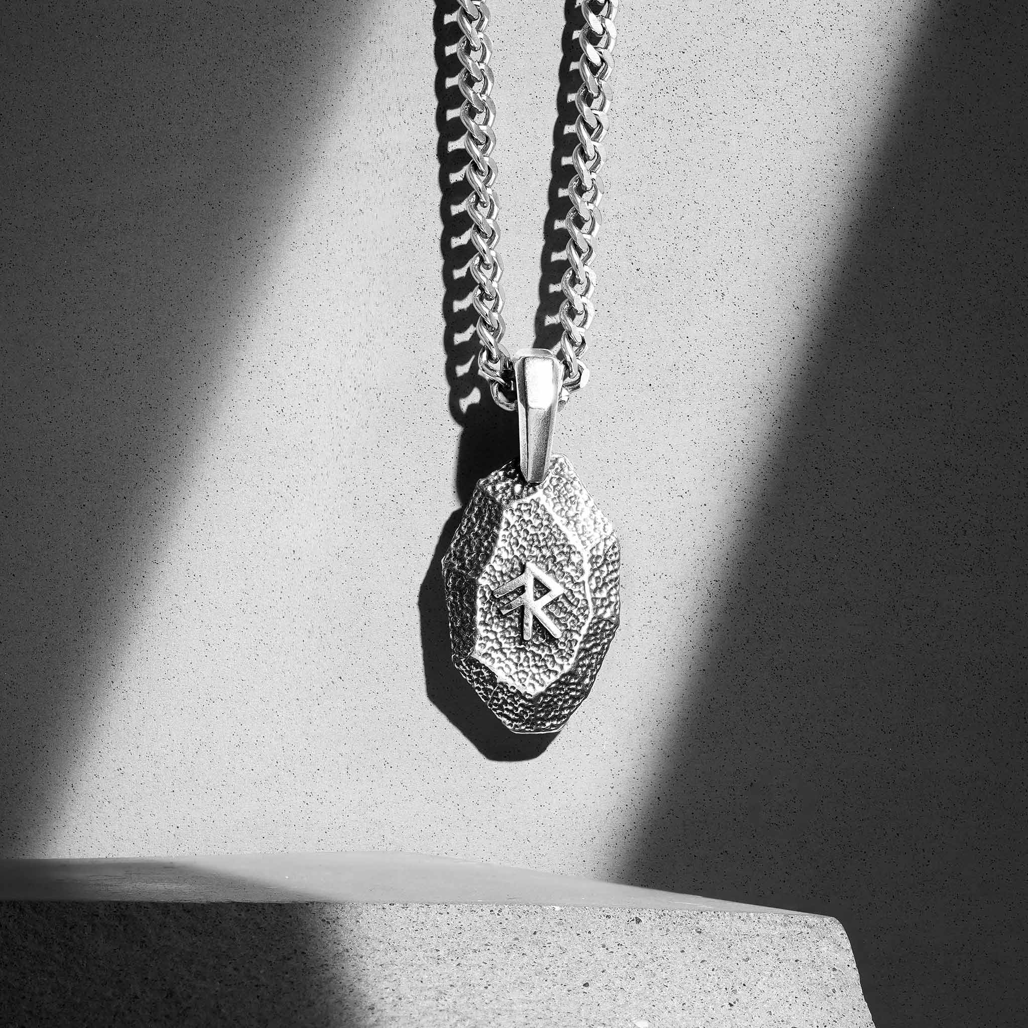 シルバー バインドルーン文字 ネックレス ネックレス AWNL