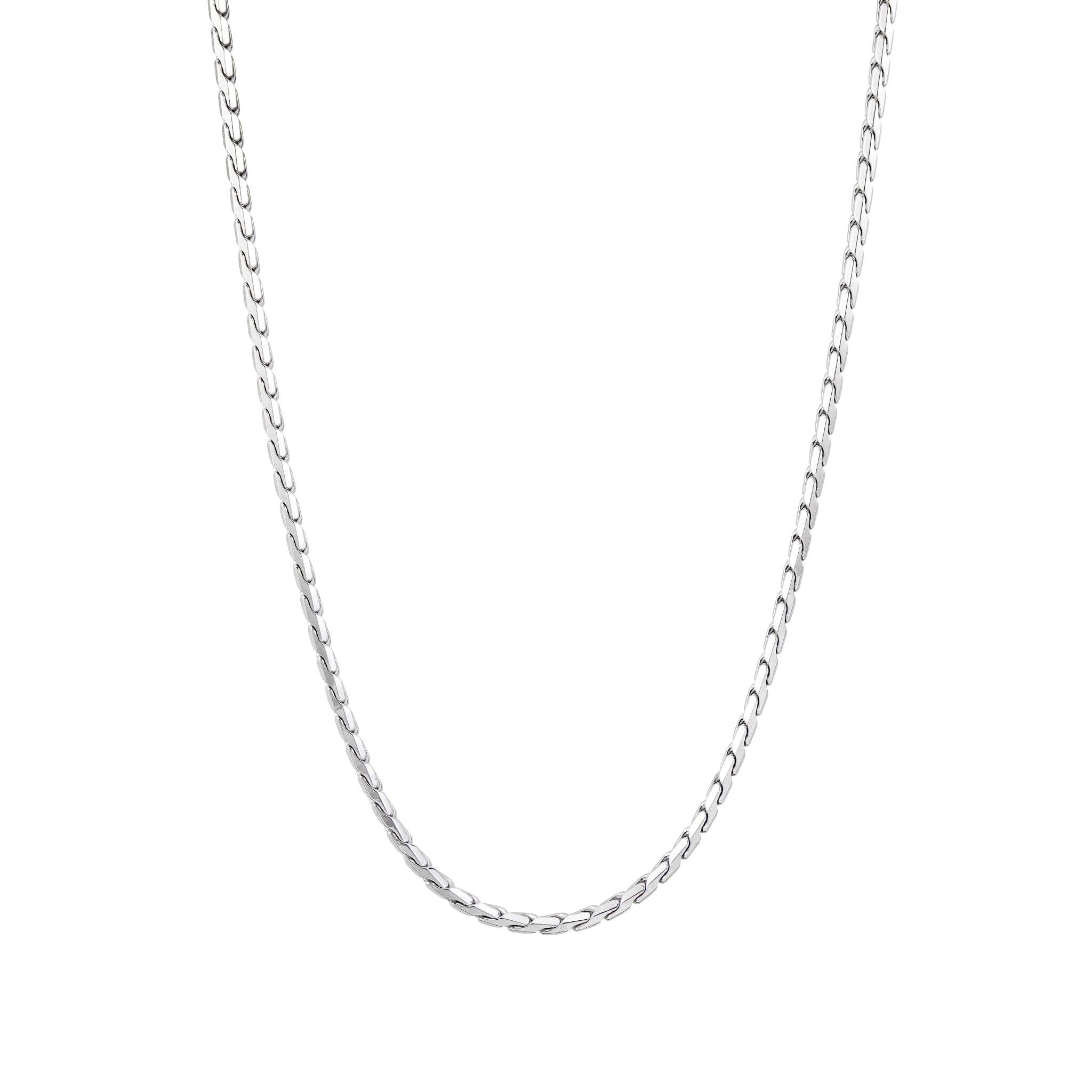 サファイア シルバー チェーン ネックレス - 天然石&隕石ジュエリーショップ - AWNL Japan