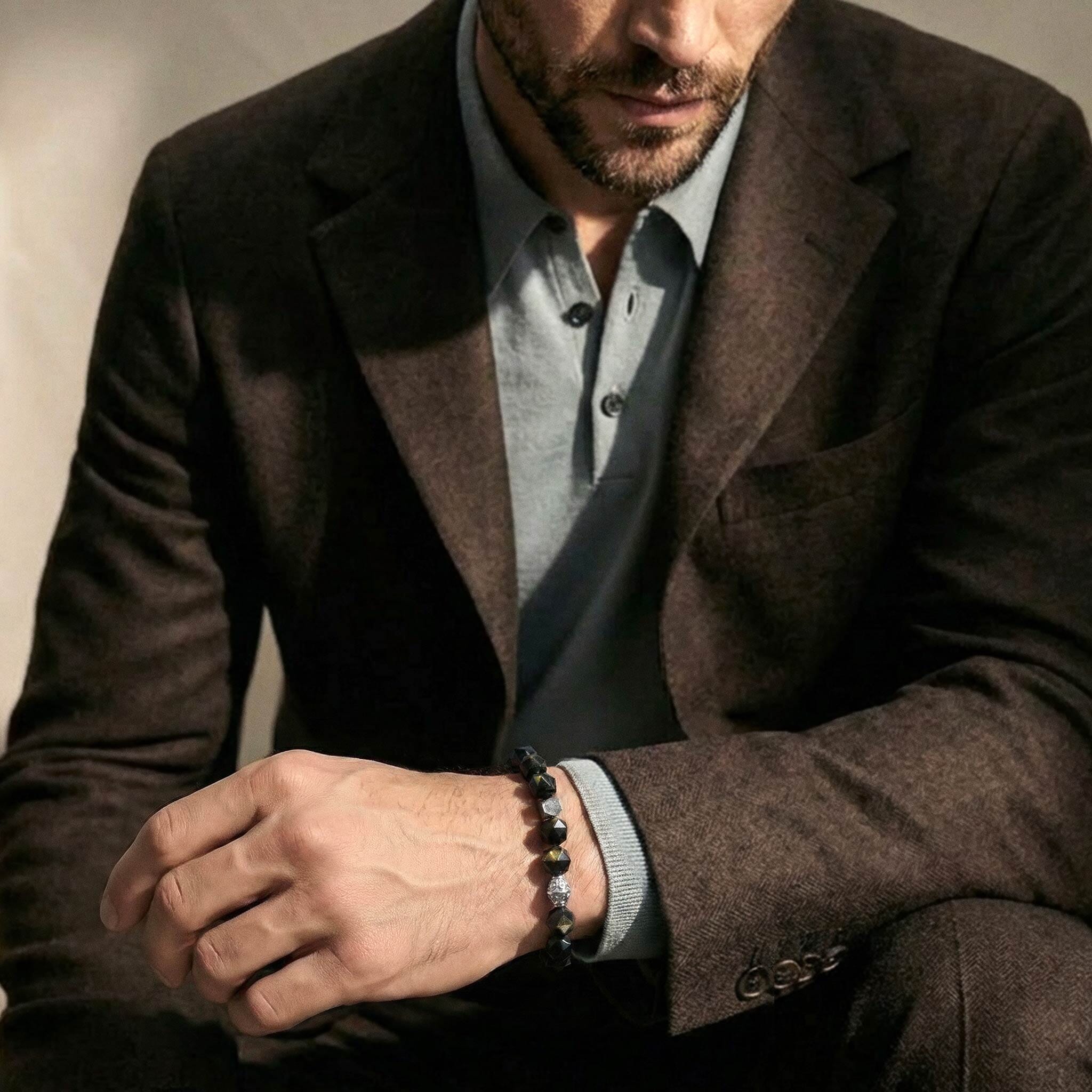 Flex-Lock Sumeru Bracelet Golden Obsidian ブレスレット AWNL