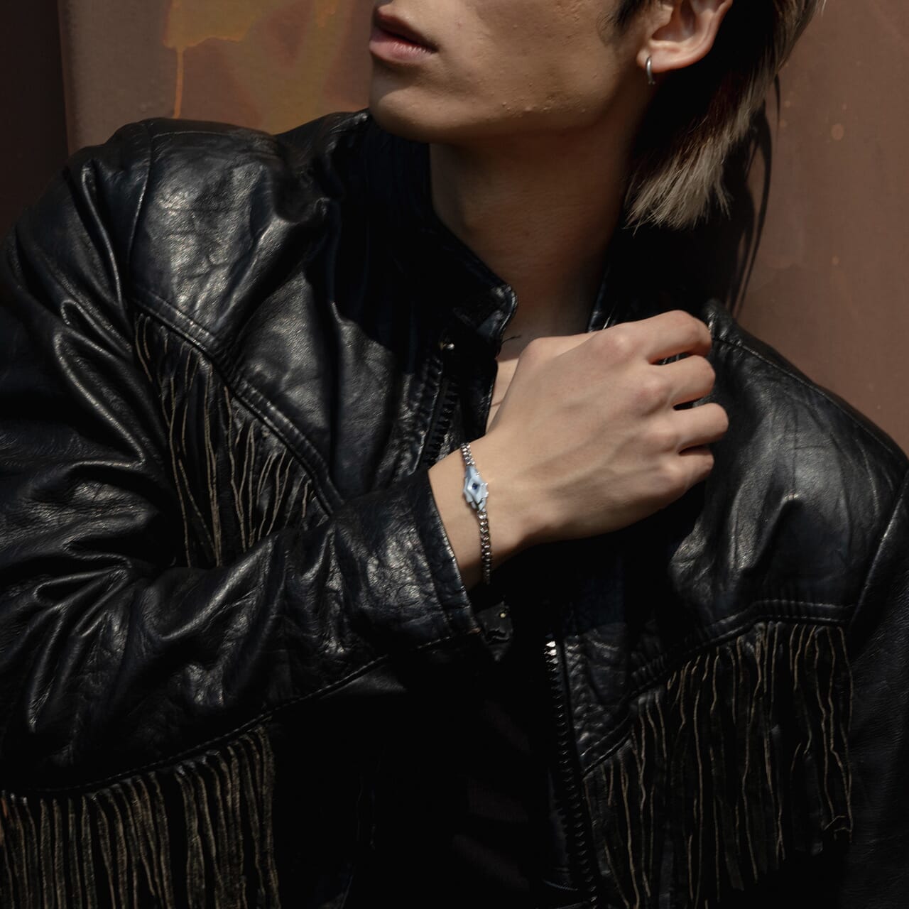 サファイア セイロン チェーン ブレスレット ブレスレット AWNL