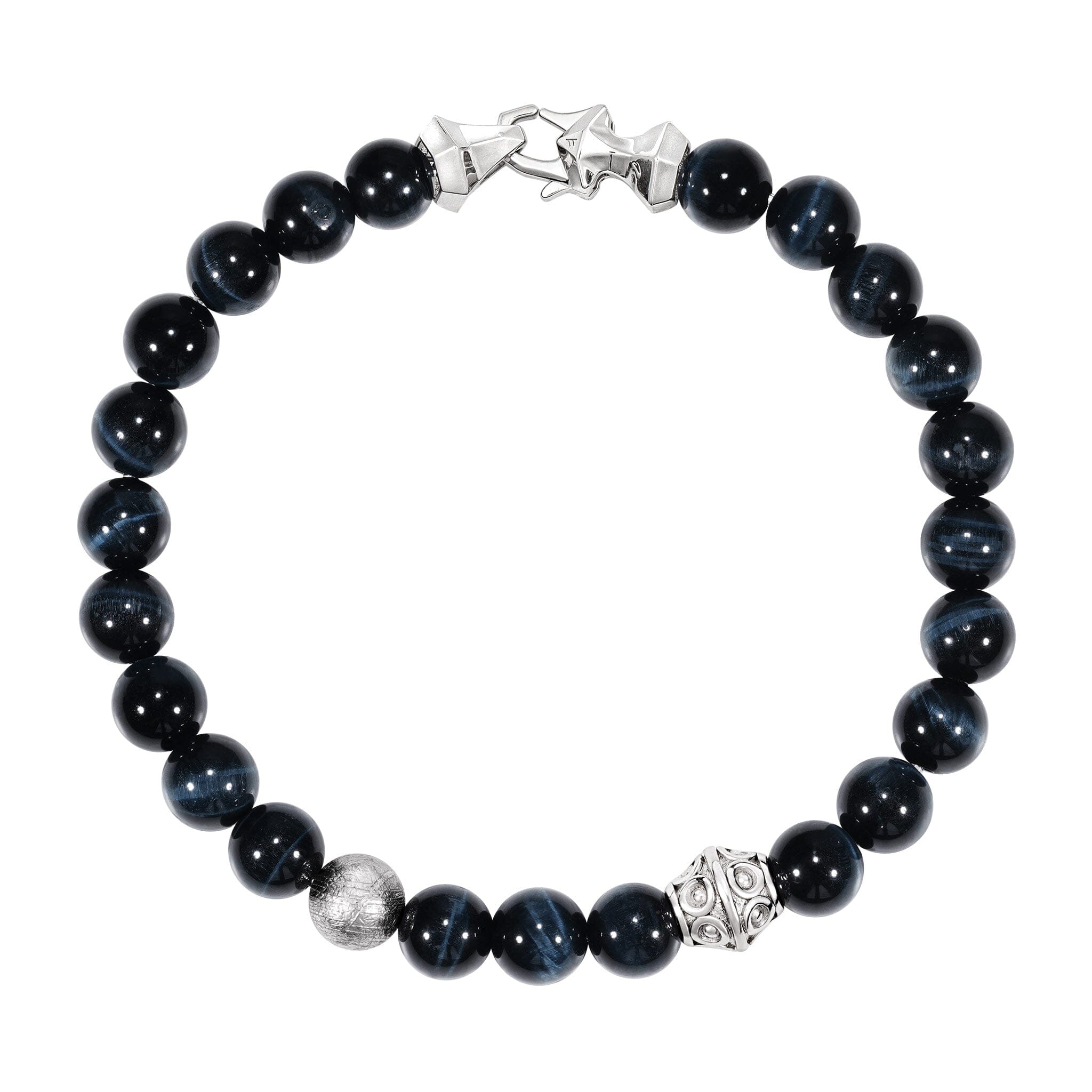 Flex-Lock Sumeru Round Beads Bracelet Hawk Eye (コピー) ブレスレット AWNL