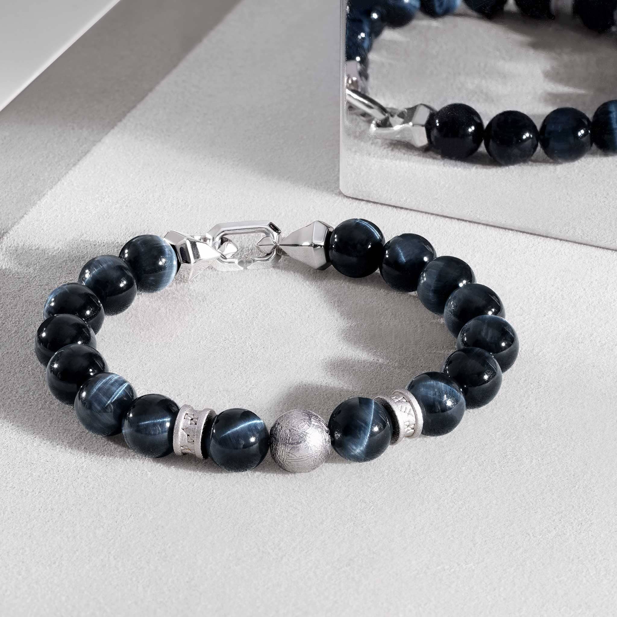 隕石&ホークアイ ルーン ブレスレット ブレスレット AWNL