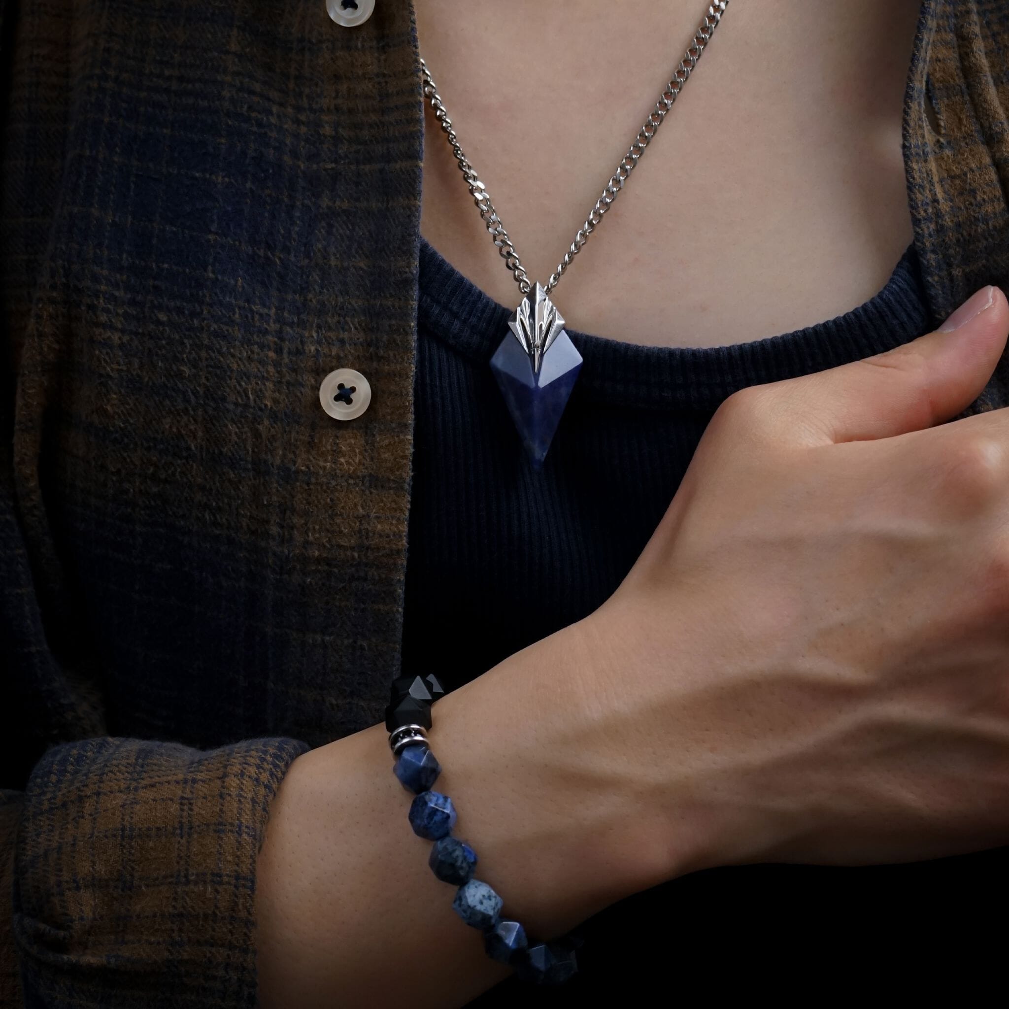 Trident Necklace Sodalite / L ネックレス AWNL