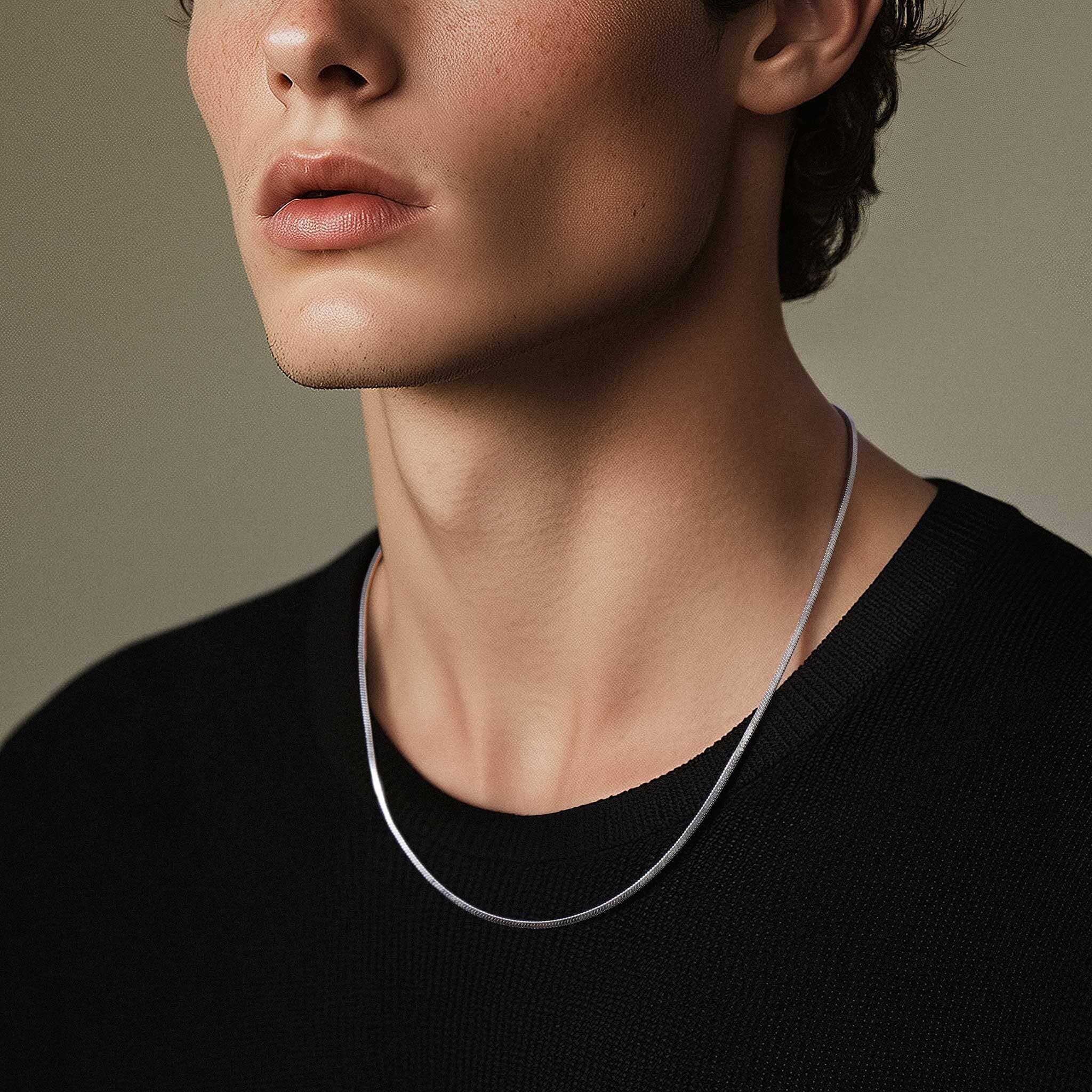 スネークチェーン ネックレス ネックレス AWNL