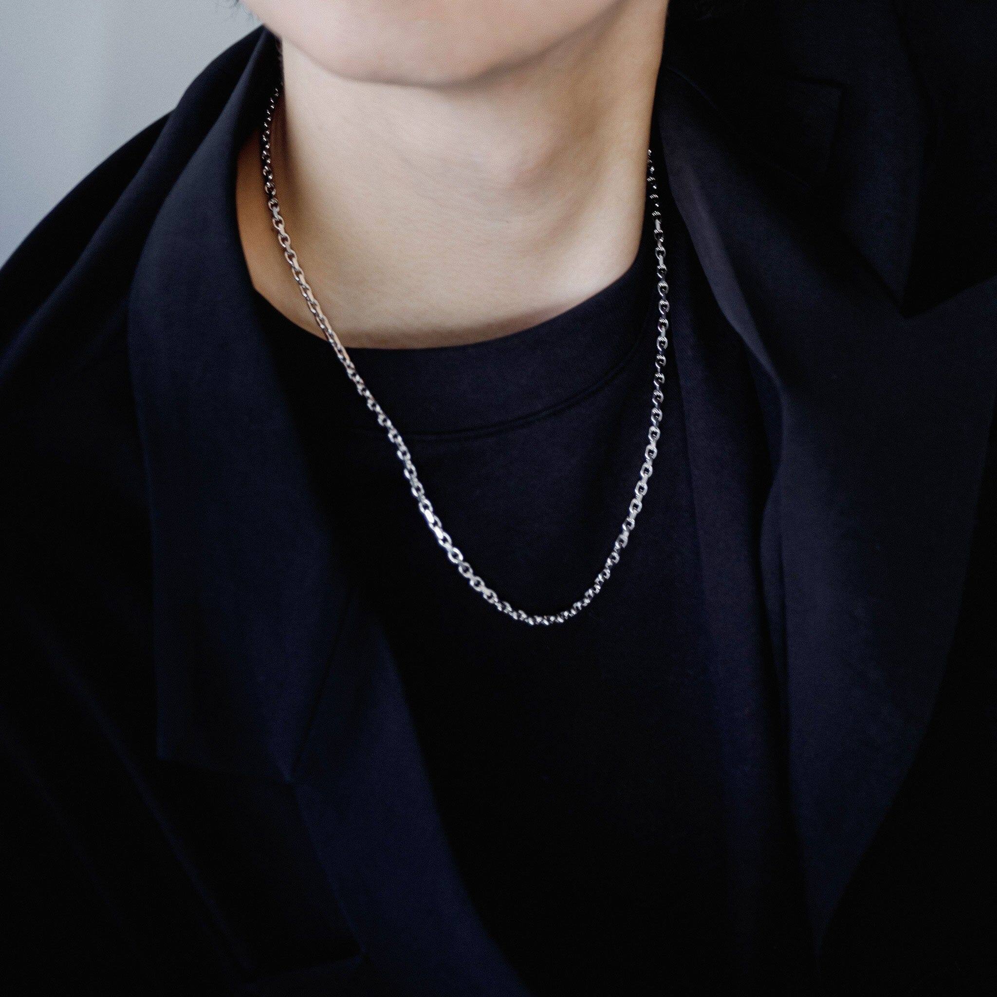 カットアズキチェーン ネックレス - 天然石&隕石ジュエリーショップ - AWNL Japan