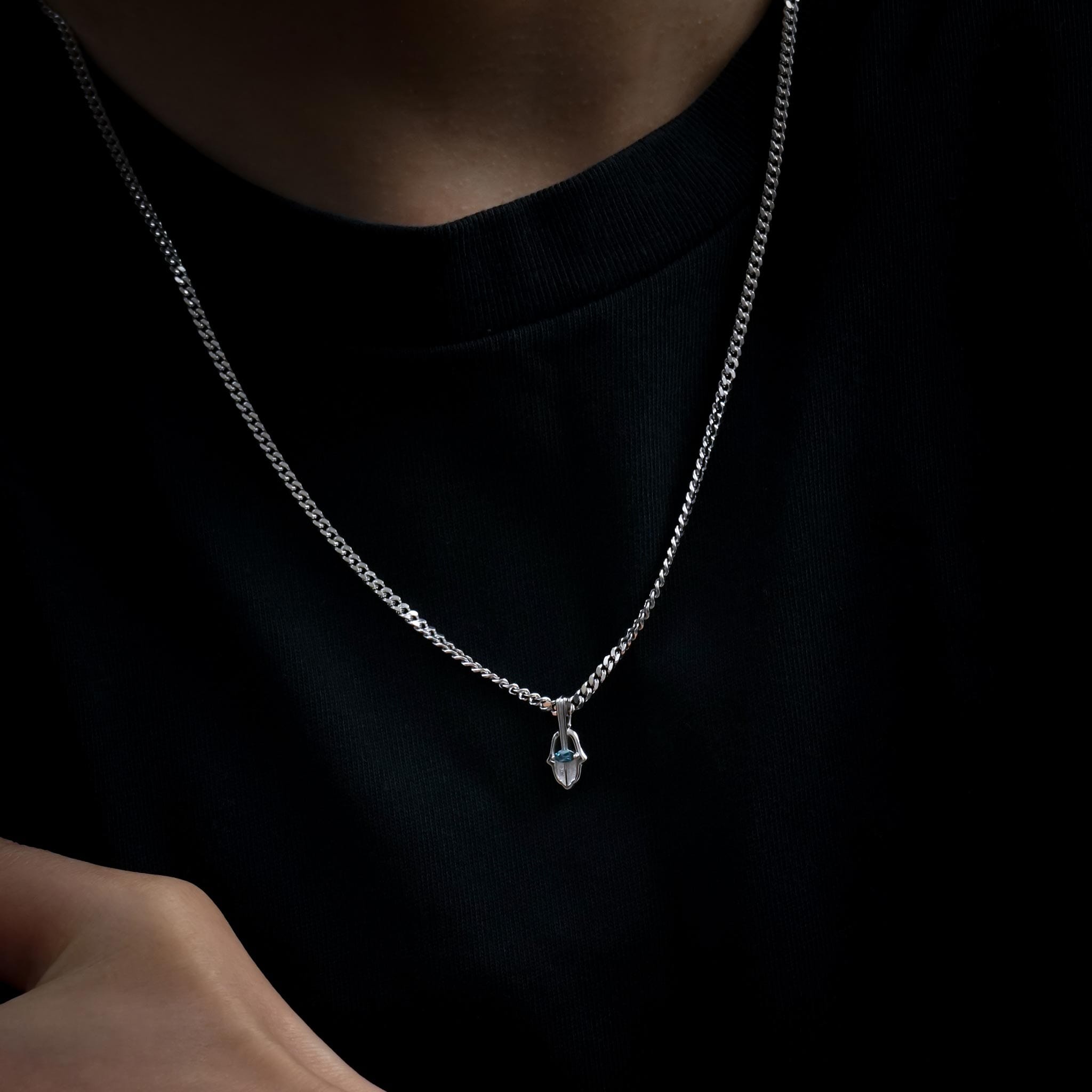 トパーズ ハムサの手 ネックレス ネックレス AWNL