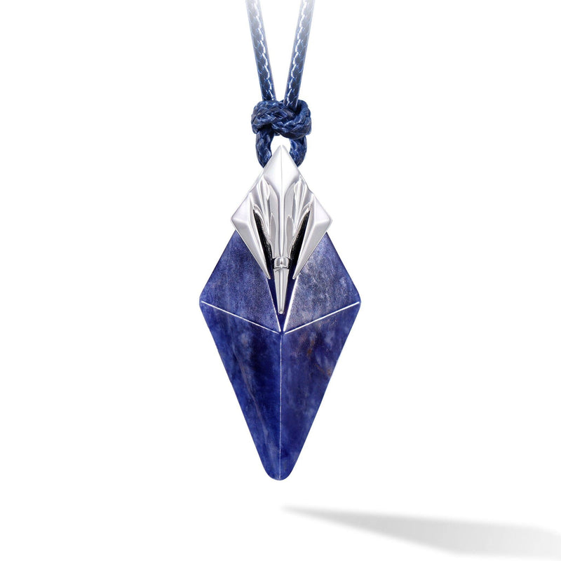 ソーダライト 三叉槍 ネックレス