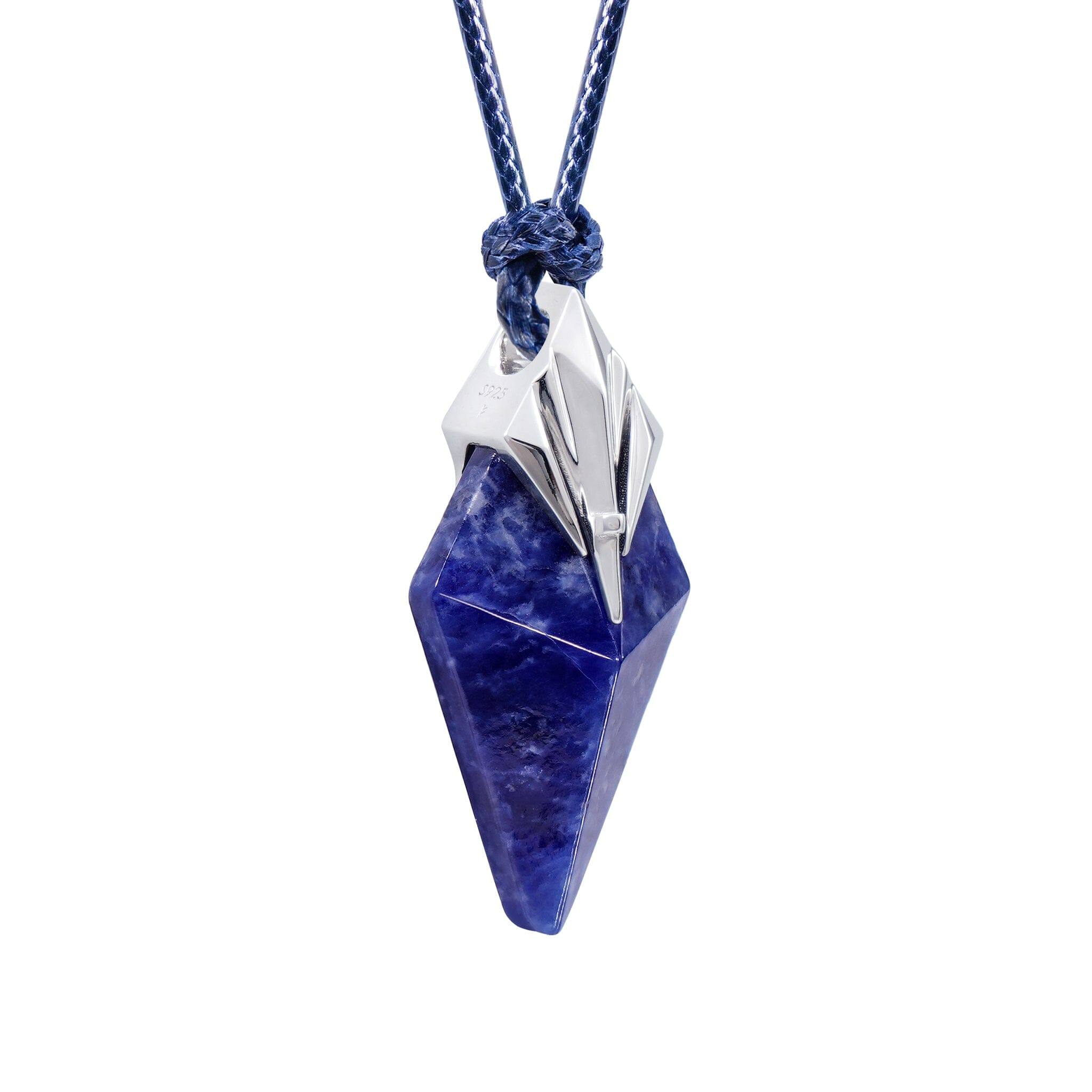 ソーダライト 三叉槍 ネックレス - 天然石&隕石ジュエリーショップ - AWNL Japan