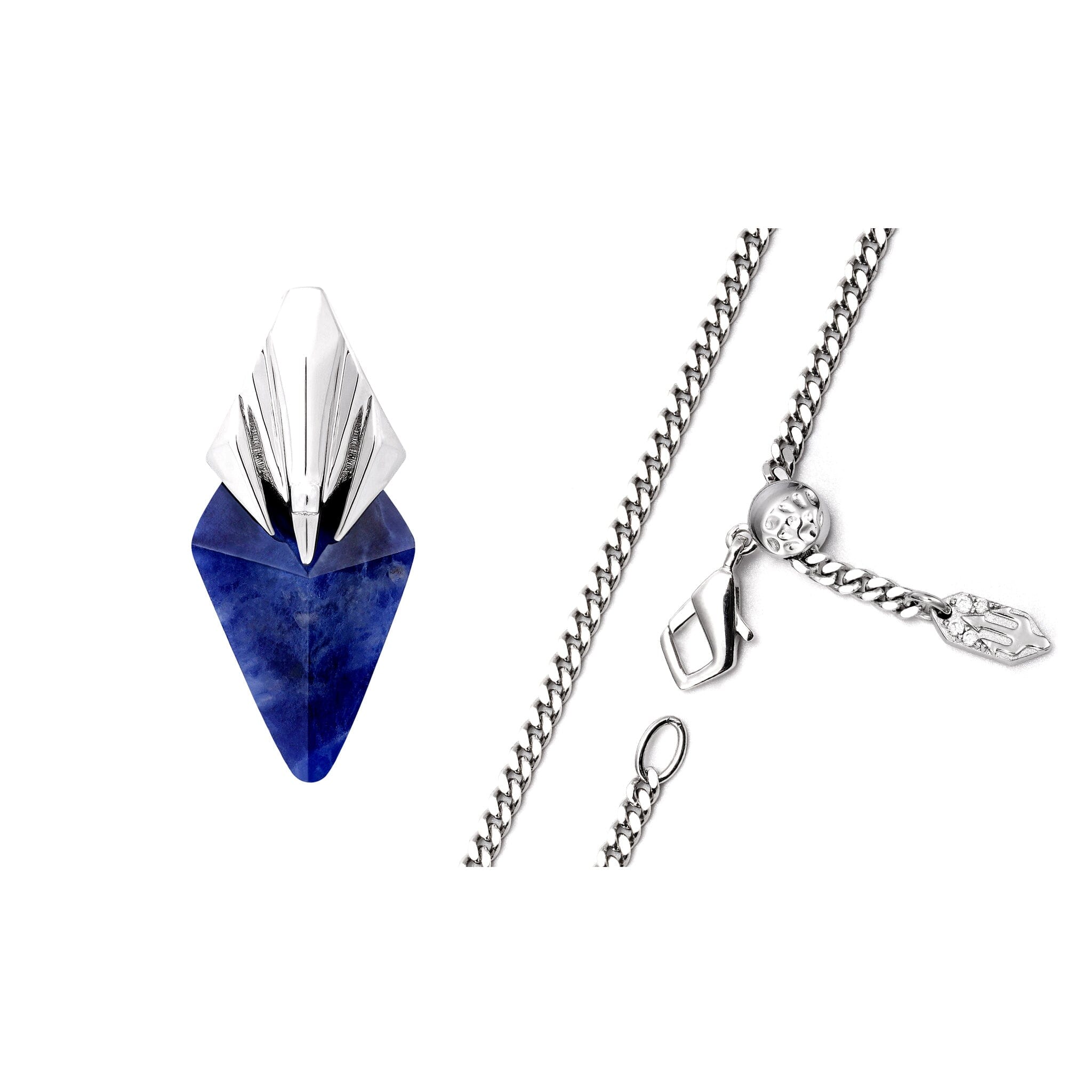 ソーダライト ミニ 三叉槍 ネックレス ネックレス AWNL