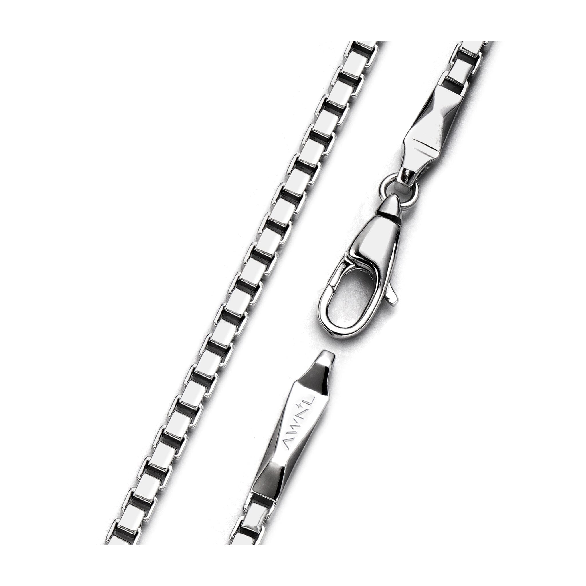 シルバーオブシディアン カプセル メンズ ネックレス ネックレス AWNL