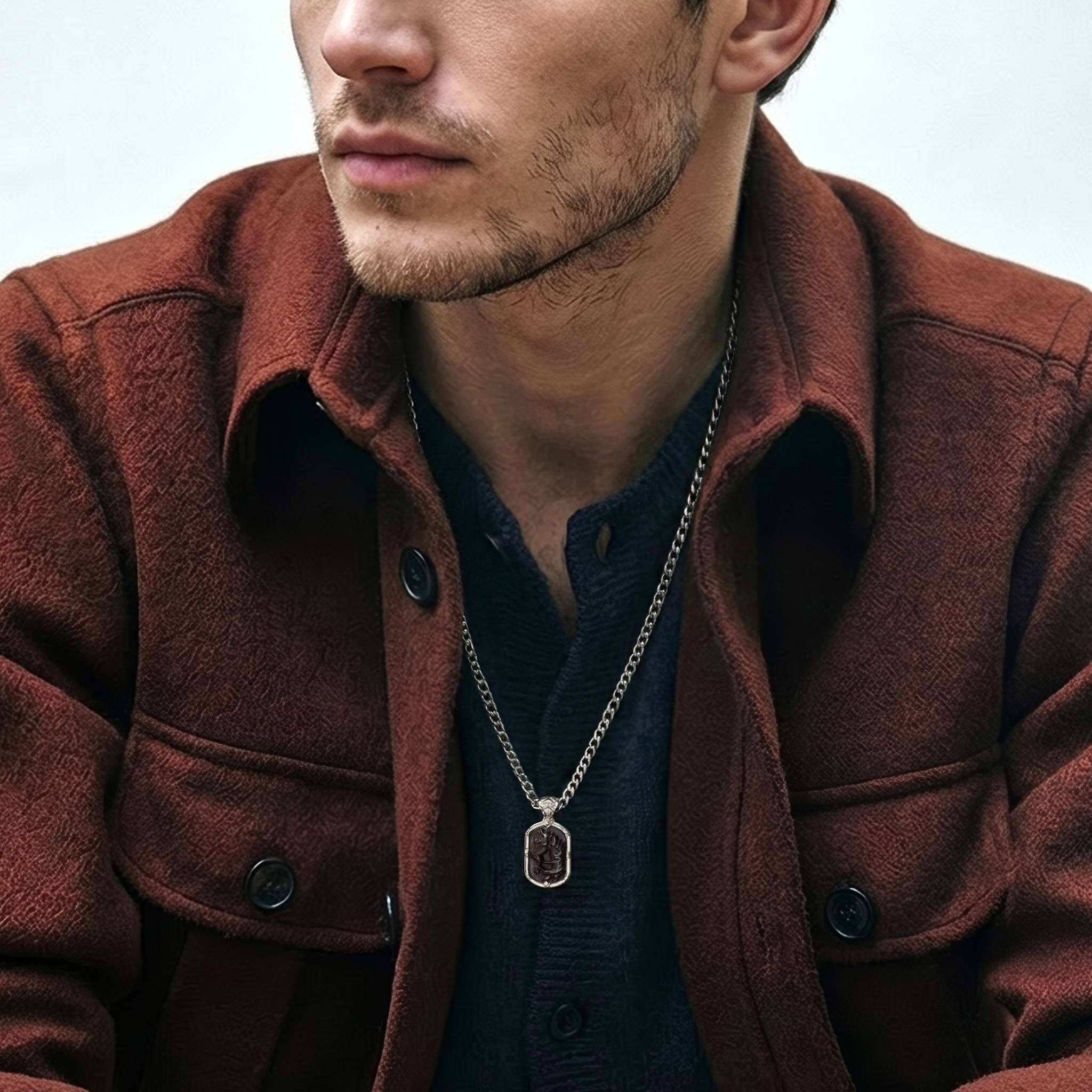 Sleipnir Tag Necklace Tiger Iron ネックレス AWNL