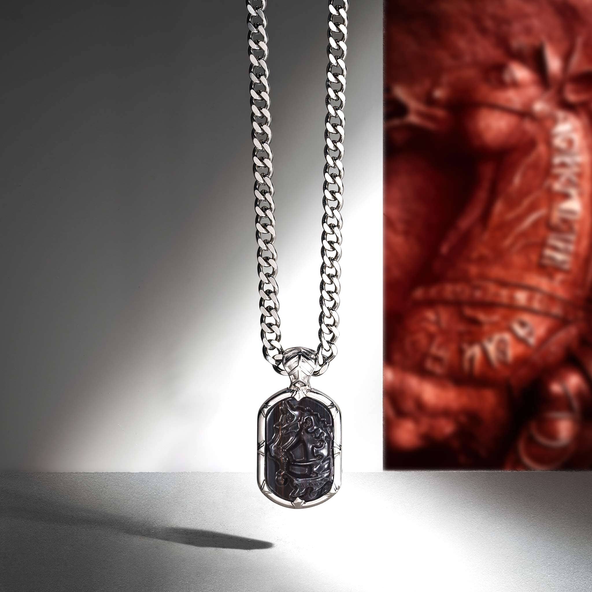 Sleipnir Tag Necklace Tiger Iron ネックレス AWNL