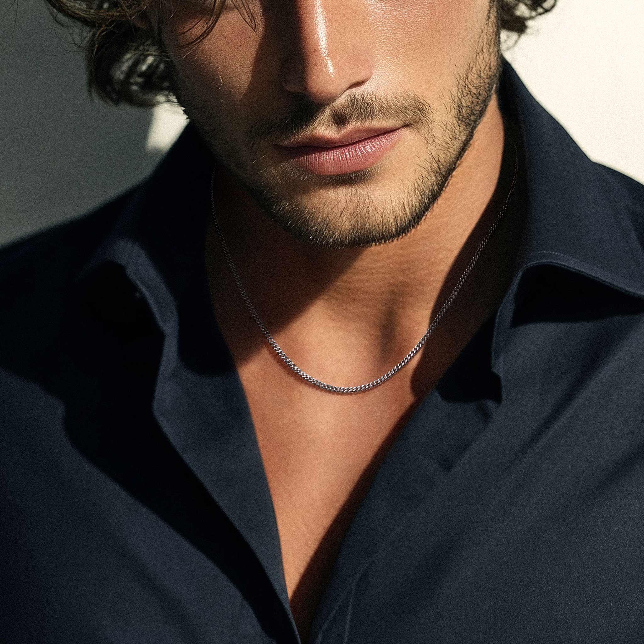 キヘイチェーン ネックレス 幅3mm ネックレス AWNL