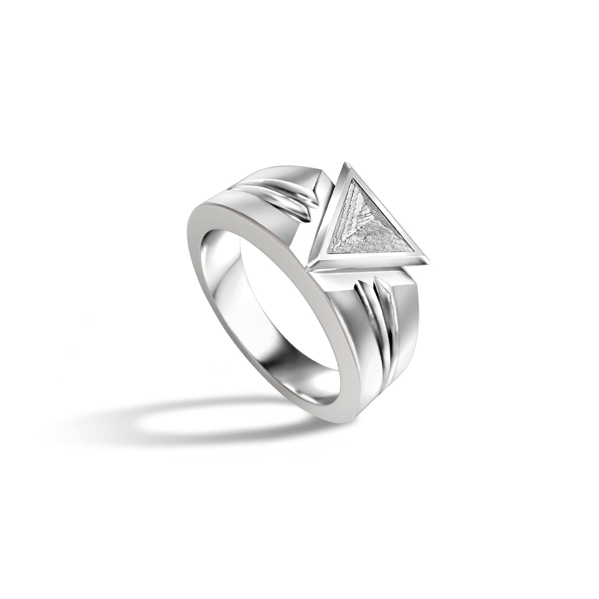 隕石 三角 リング - 天然石&隕石ジュエリーショップ - AWNL Japan