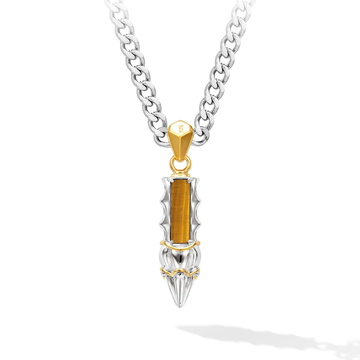 Vajra Hūṃ Necklace Golden Tiger Eye ネックレス AWNL