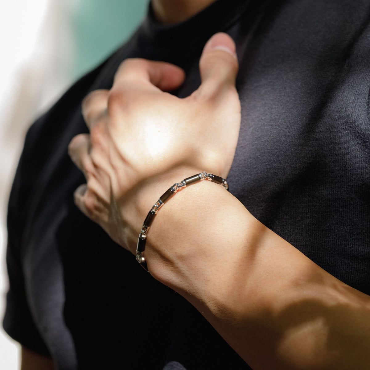 Vajra Spike Bracelet Black Obsidian ブレスレット AWNL