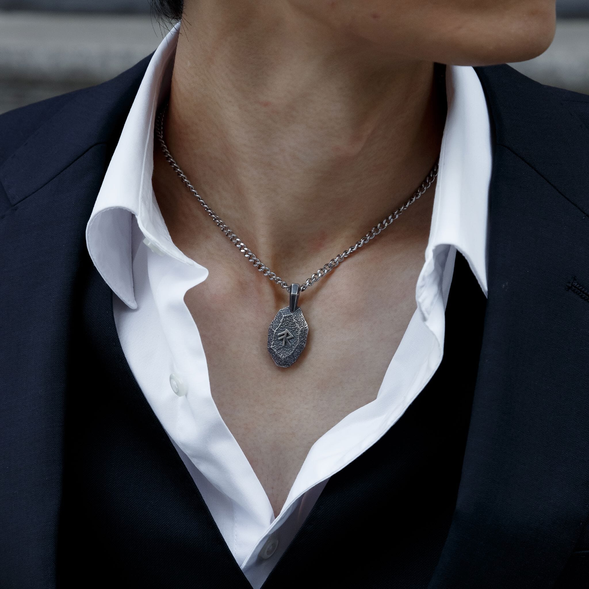 Bind Rune Ingot Necklace Silver ネックレス AWNL 