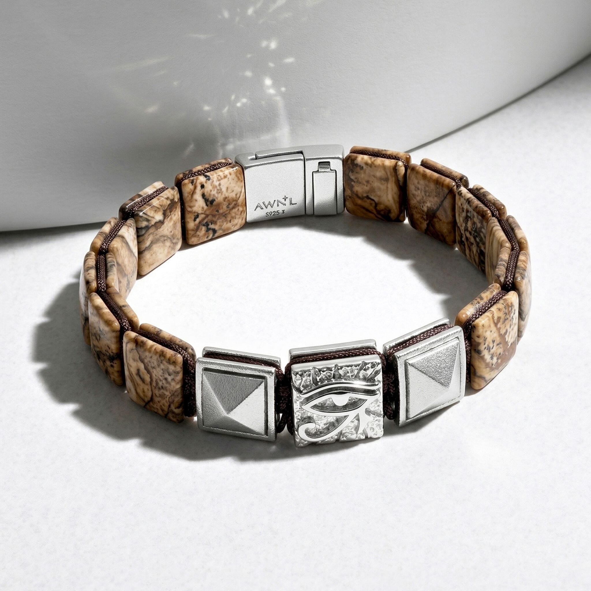 Horus Eye Mag-lock Bracelet Picture Jasper ブレスレット AWNL 