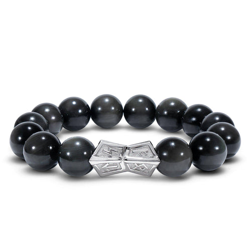 Rune Crossguard Bracelet Obsidian ブレスレット AWNL S 