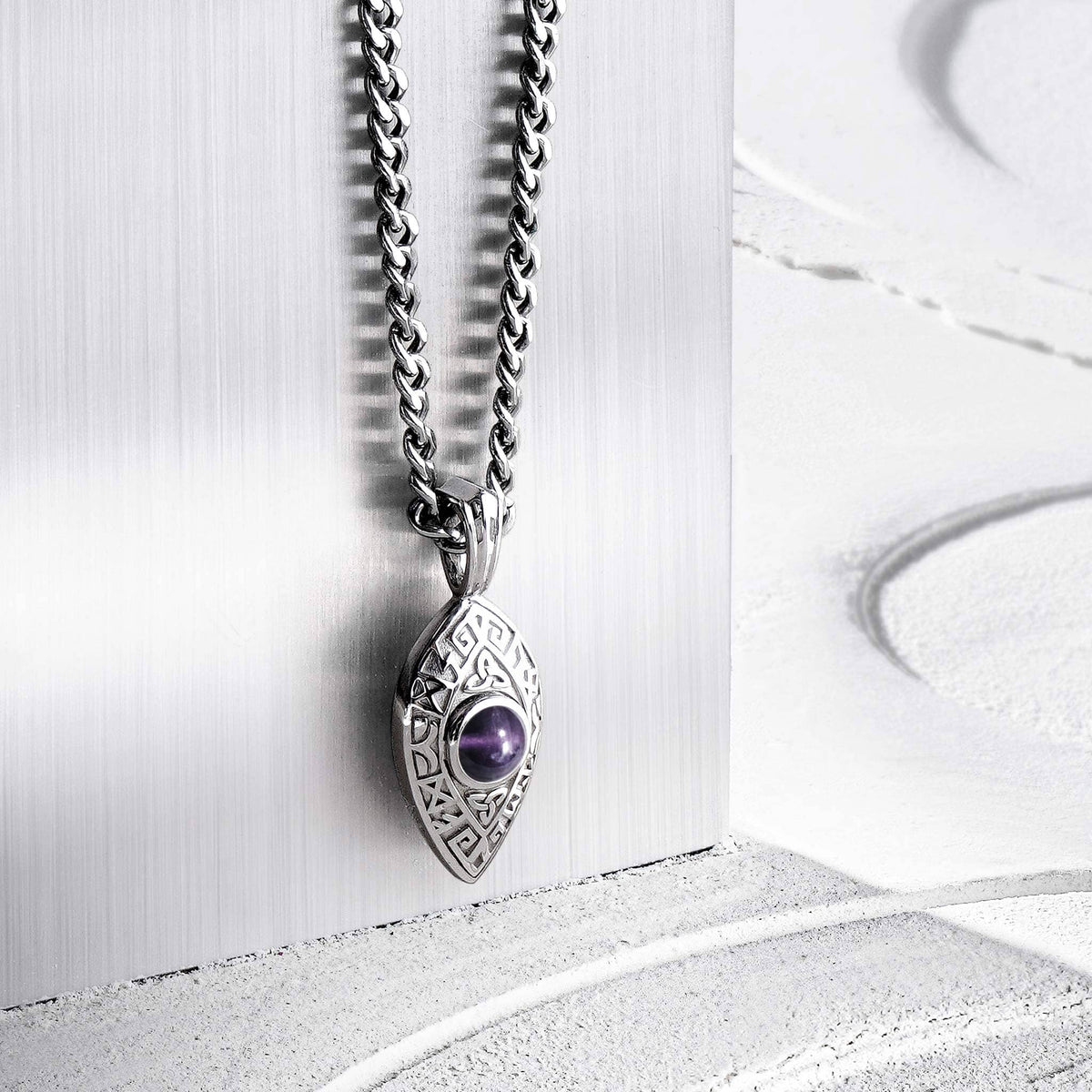 Celtic Talisman Necklace Amethyst ネックレス AWNL 