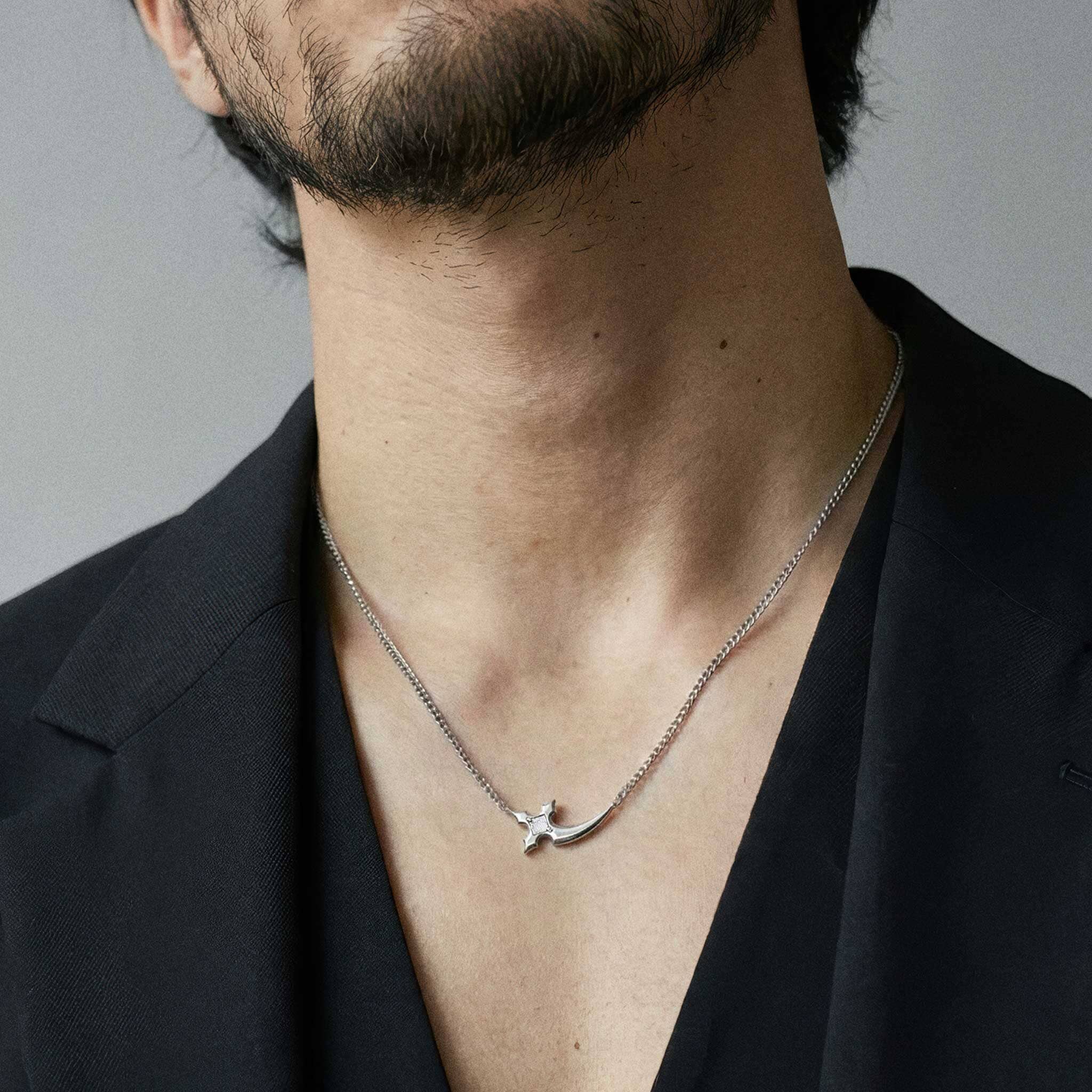 Dagger Axe Curb Necklace Meteorite ネックレス AWNL 