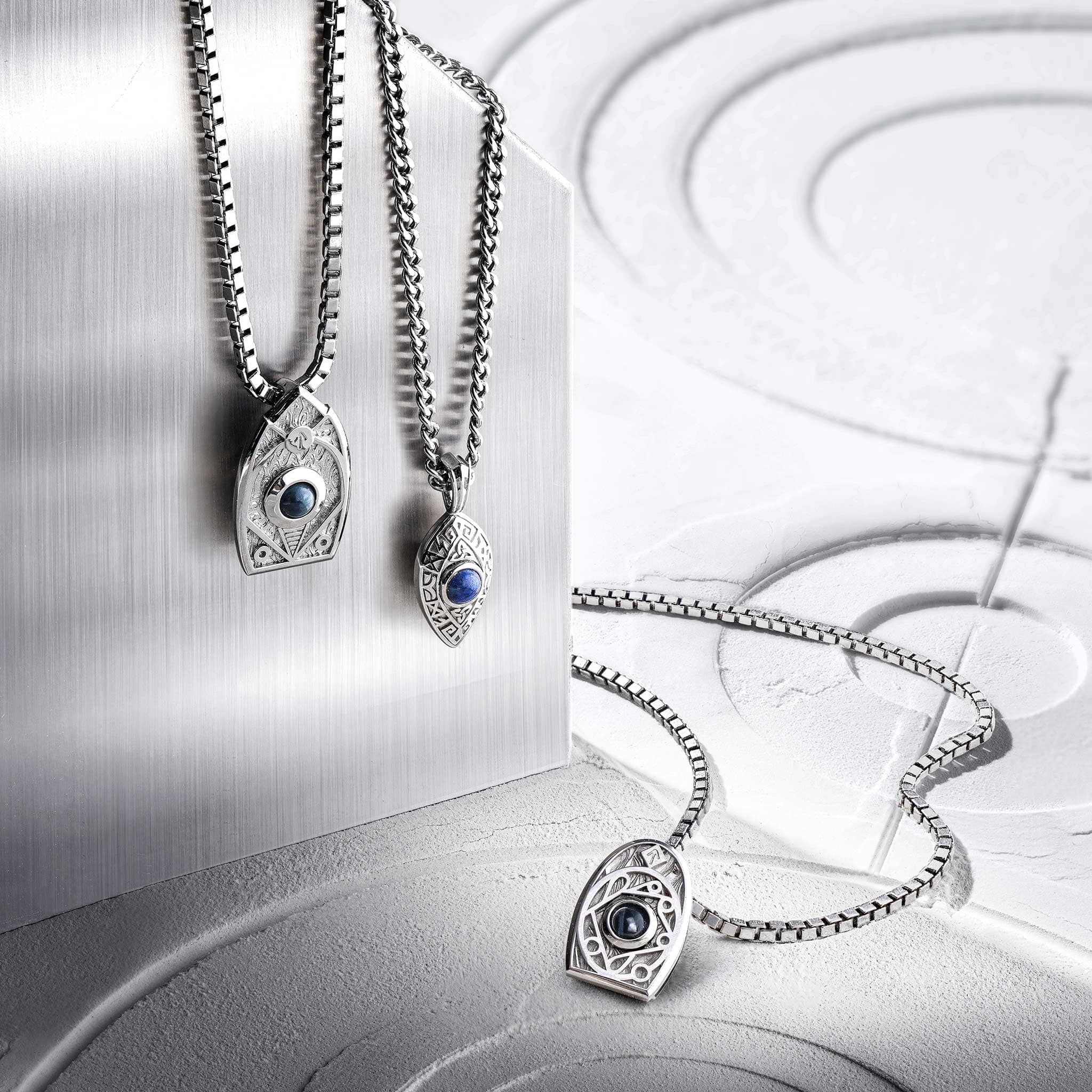 デュモルチェライト ルーン ケルトノット ネックレス ネックレス AWNL 