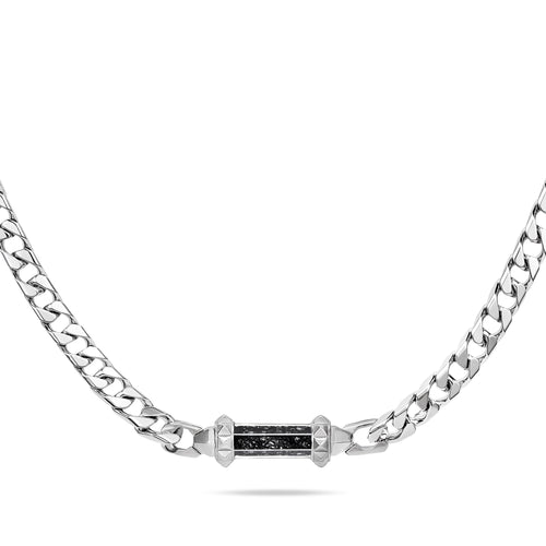Continuum Curb Necklace Black Rutilated Quartz ネックレス AWNL 55cm 