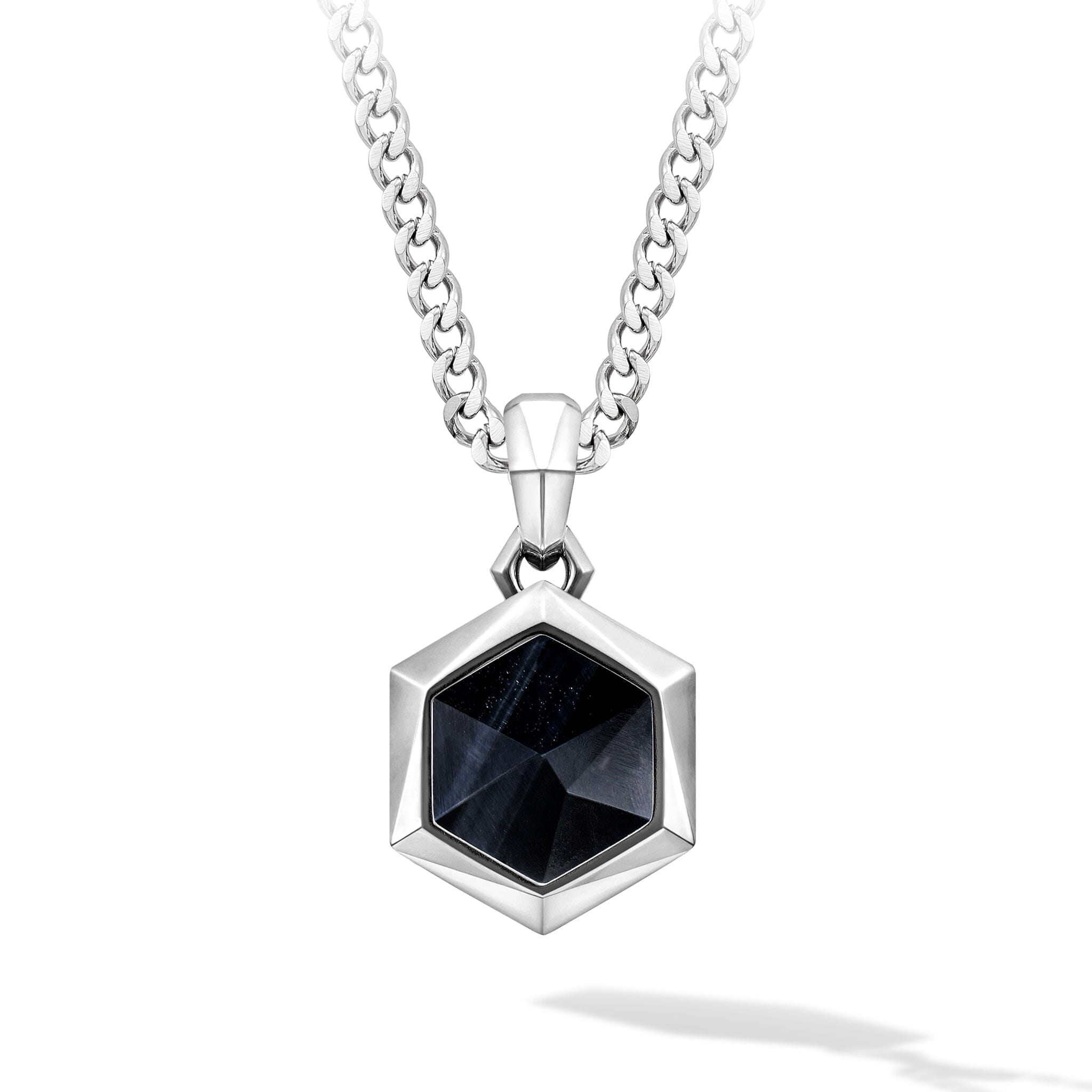 AWNL 六角形ペンダントネックレス 61.5CM hawk-eye-hexa-pendant-necklace