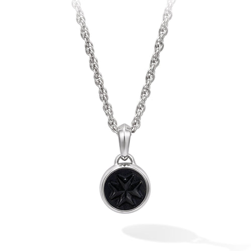 Maltese Cross Rope Necklace Hawk Eye ネックレス AWNL 50cm 