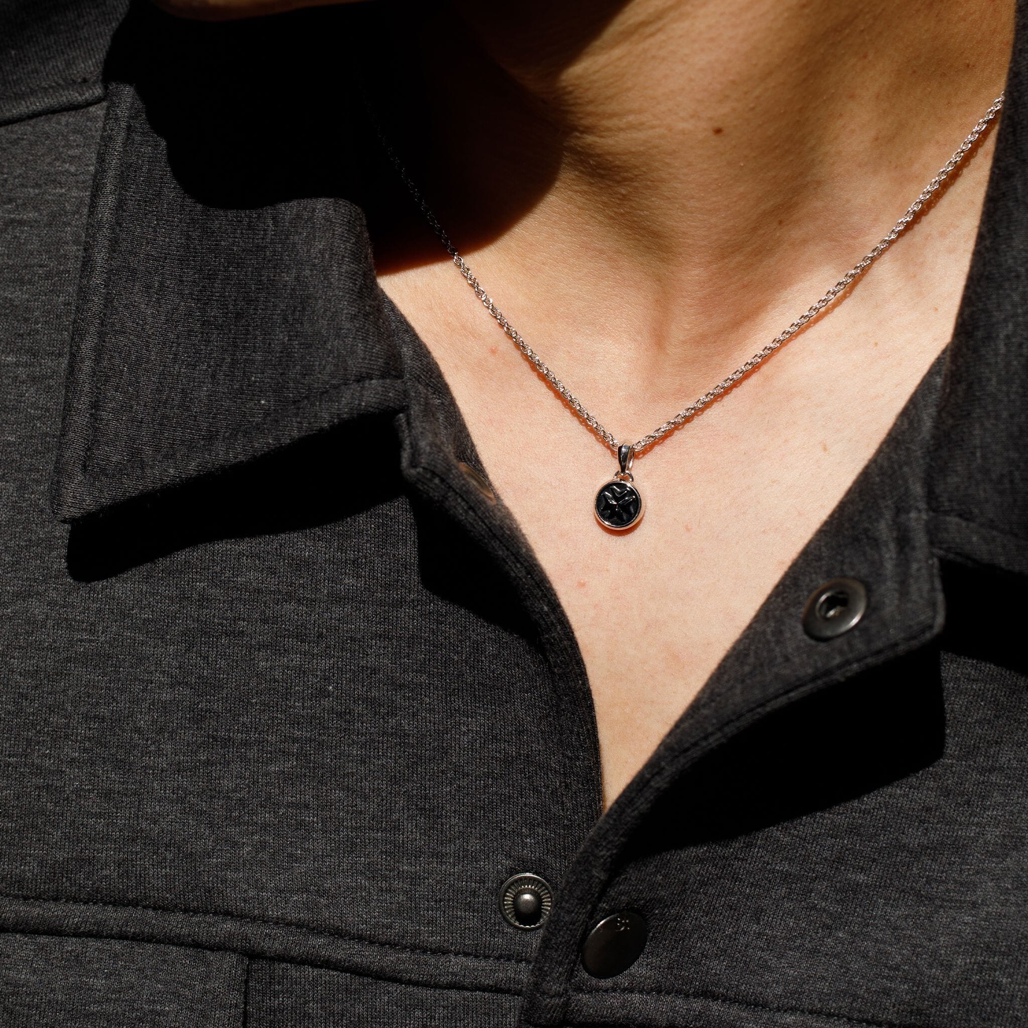 Maltese Cross Rope Necklace Hawk Eye ネックレス AWNL 