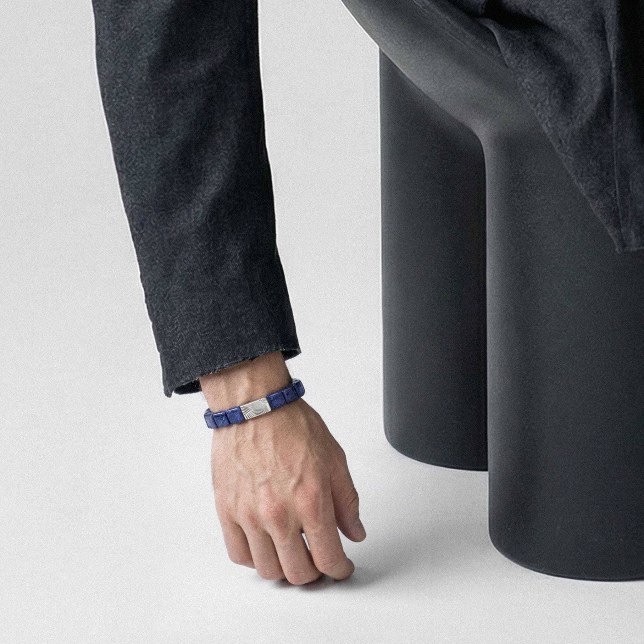 Karesansui Mag-lock Bracelet Dumortierite AWNL 