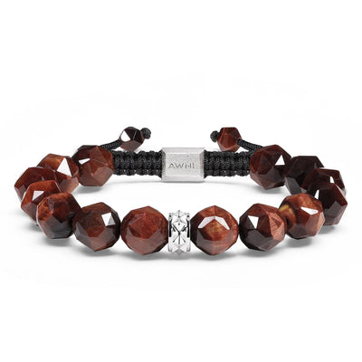 Faceted Bracelet Red Tiger Eye