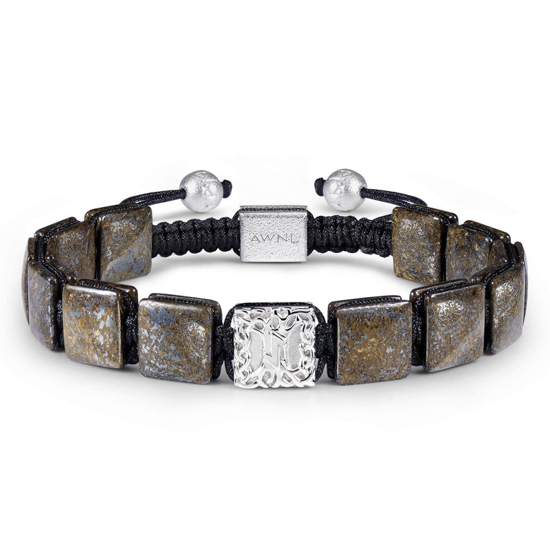 古銅輝石 生命の樹 紐編み ブレスレット